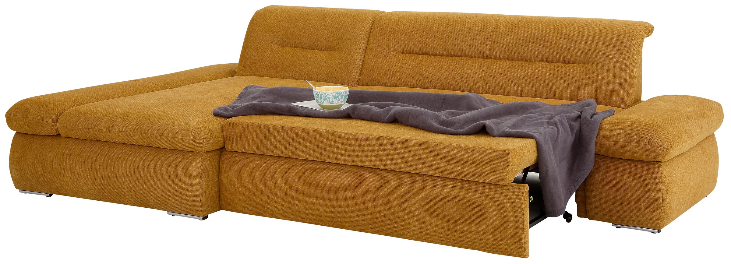 INOSIGN Ecksofa »Avesa L-Form«, Wahlweise mit Armteilvertsellung und Bettfunktion, B/T/H: 300/172/80cm