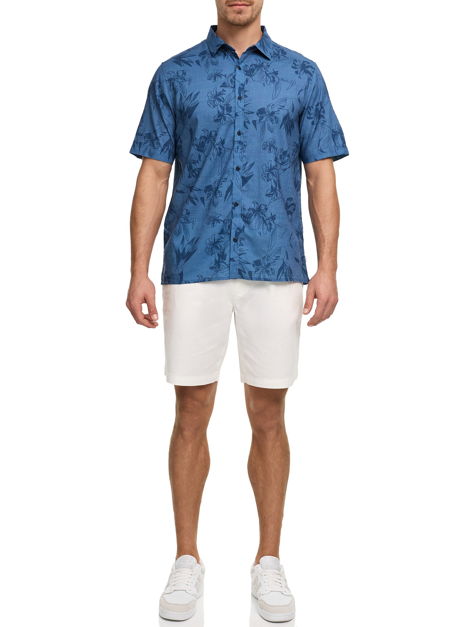 Indicode Kurzarmhemd »INBloomer«