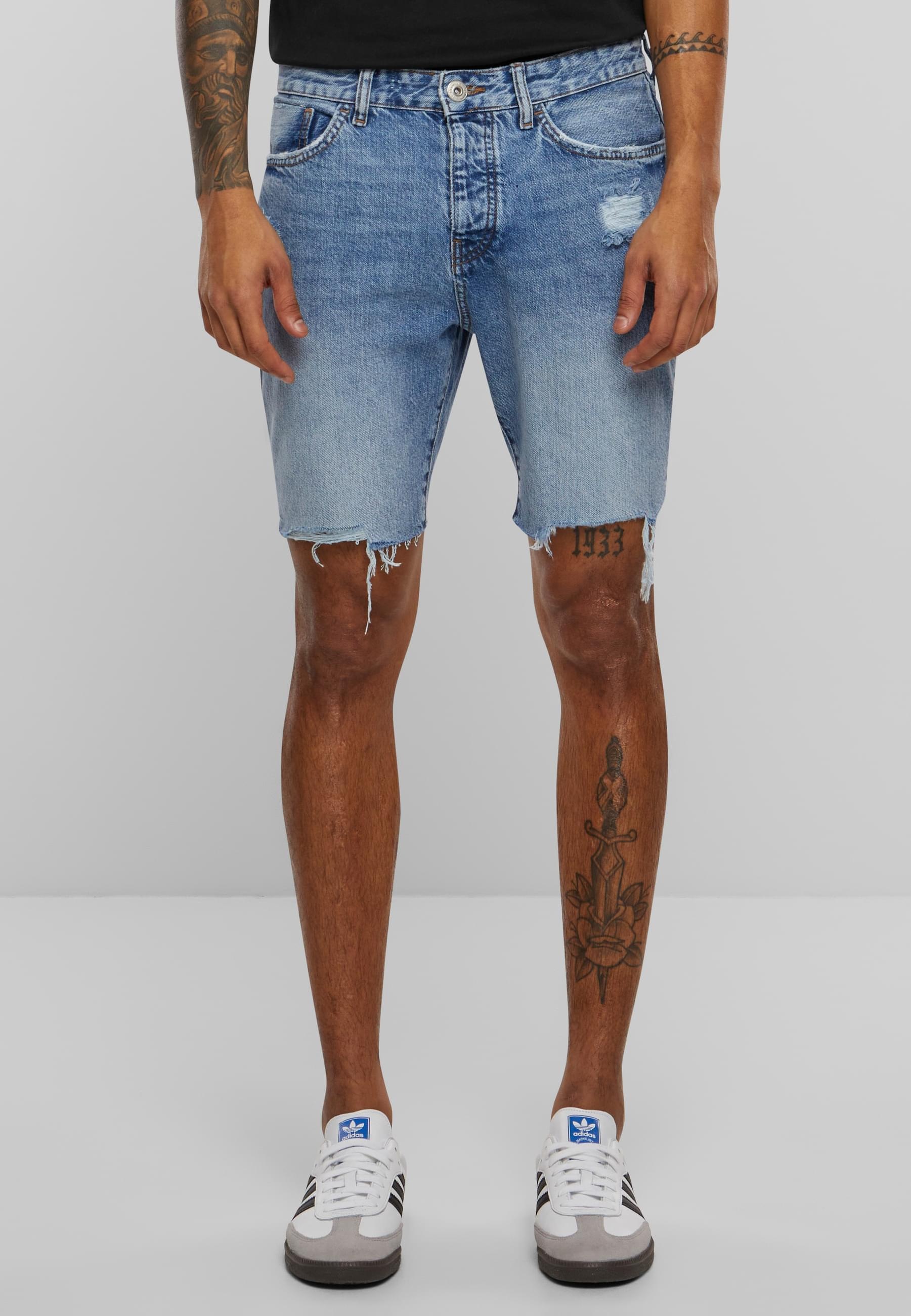 2Y Studios Bequeme Jeans »2Y Studios Herren 2Y Destroyed Denim Shorts«