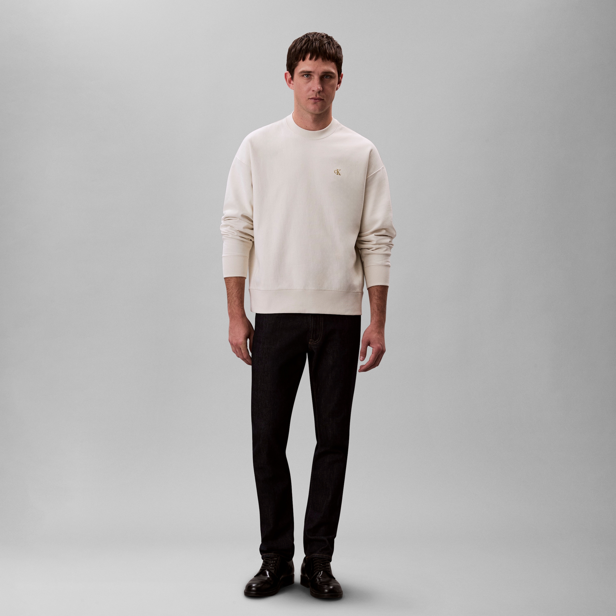 Calvin Klein Jeans Sweatshirt »PRMM TRRY MNGRM CN S«, Mit Rundhalsausschnitt