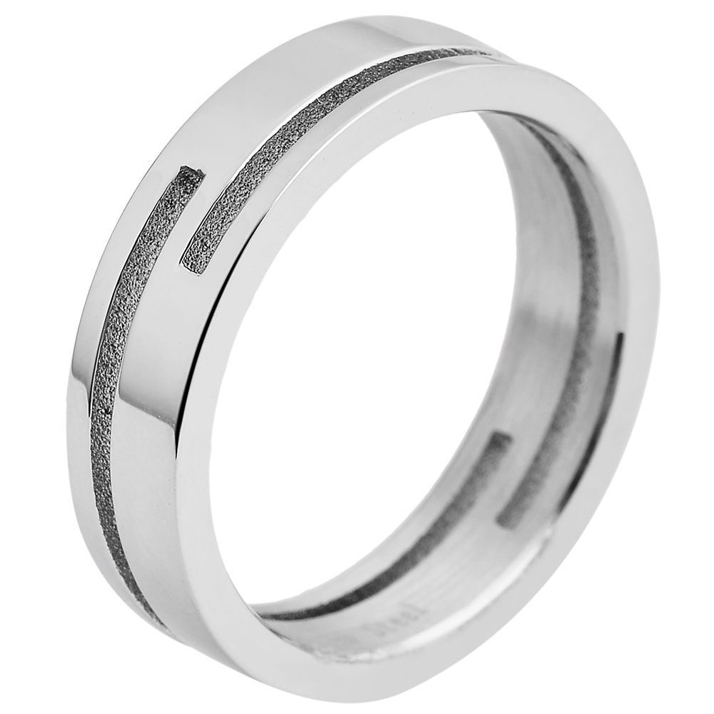 Adelia´s Fingerring »Herren Ring aus Edelstahl«