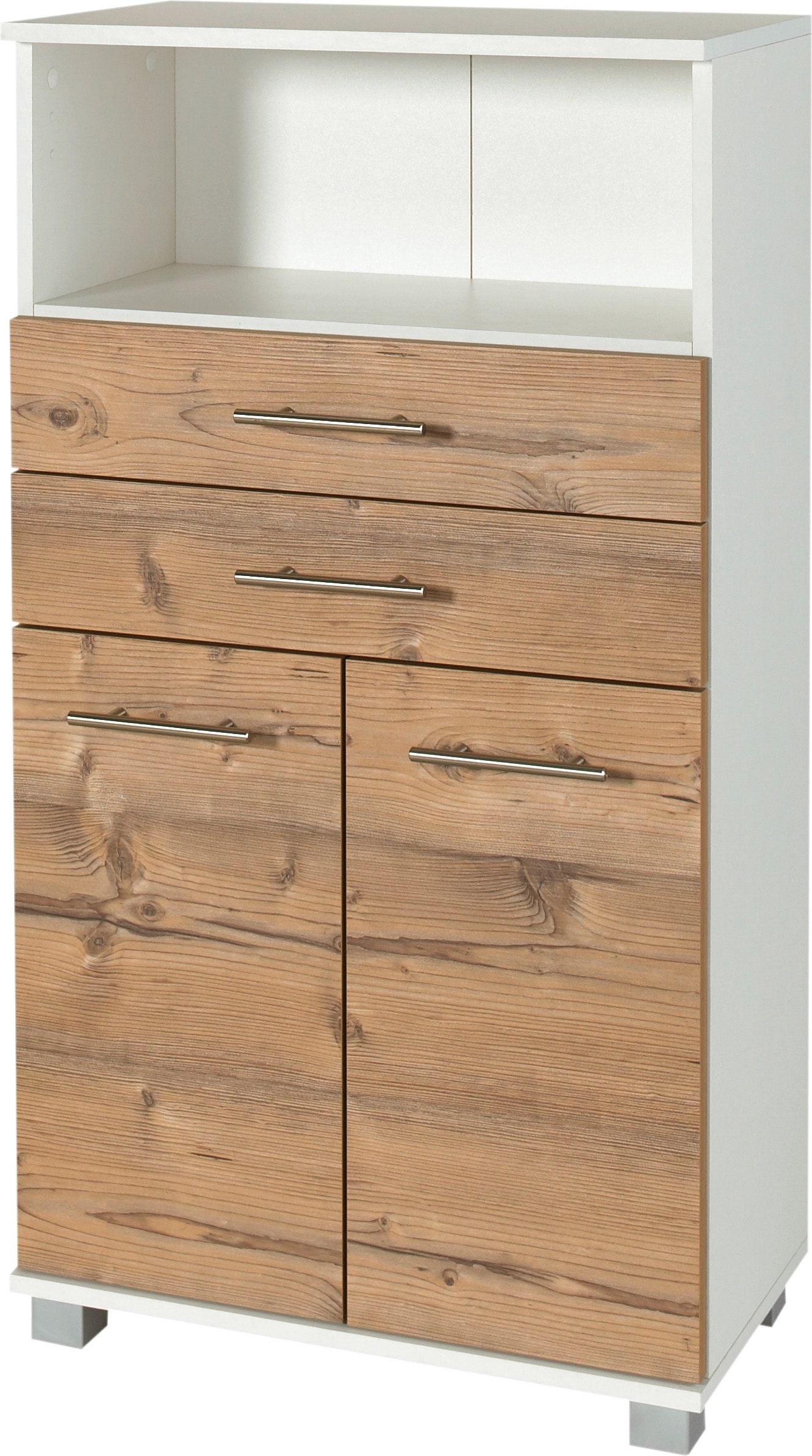 Schildmeyer Midischrank »Palermo, Breite 59 cm«, 2 Schubladen, Metallbeschläge