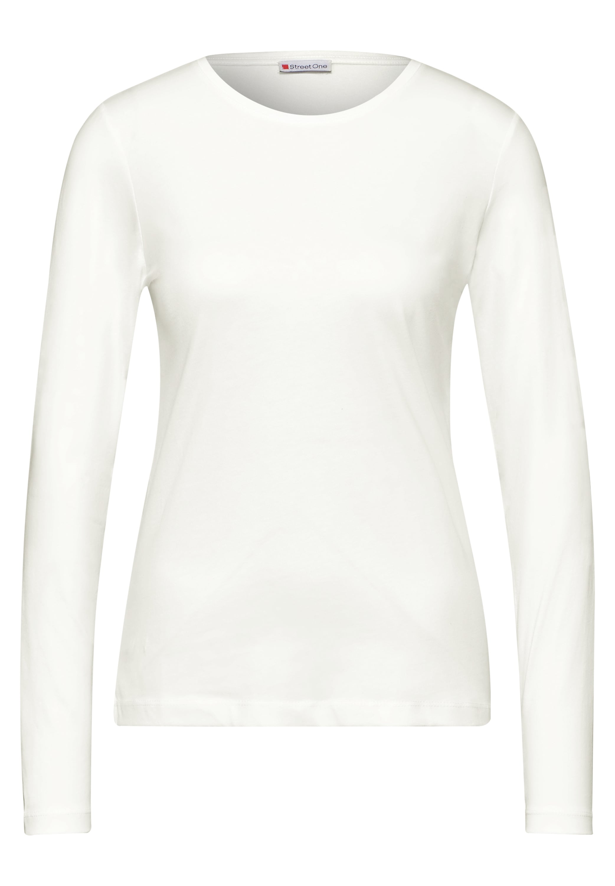 STREET ONE Langarmshirt, aus reiner Baumwolle