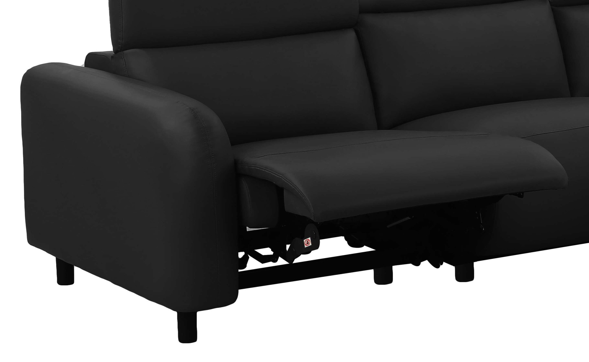 Home affaire 3-Sitzer »SKAANE Kunstleder, Sofa mit manueller-u. elektrischer Relaxfunktion«, Relax-Funktion in 2 Sitzen, Kopfteilverstellung, Federkernpolsterung