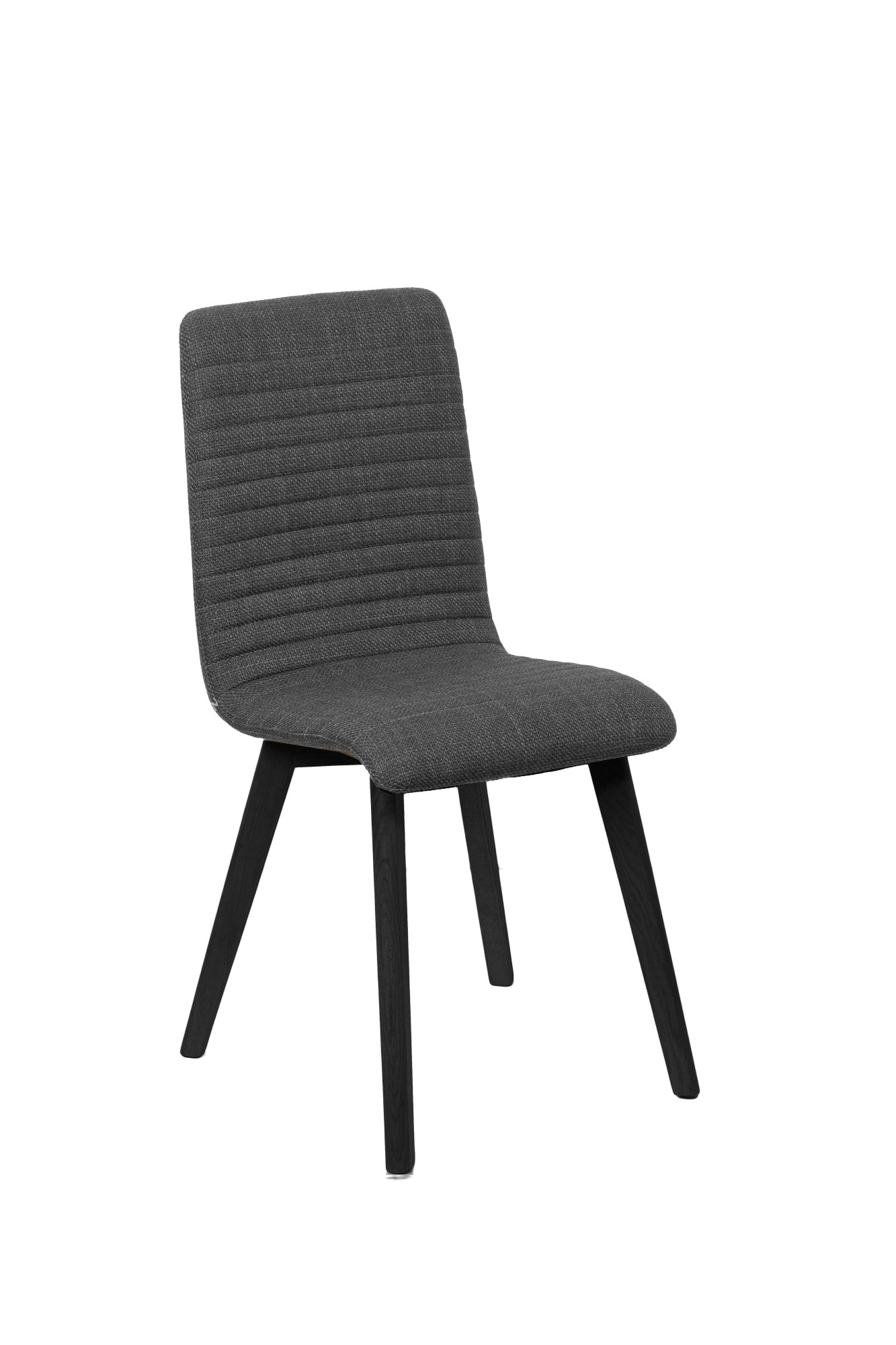 Home affaire 4-Fußstuhl »Arosa Esszimmerstuhl, Polsterstuhl, Küchenstuhl, Speisestuhl, Essstuhl«, (Set), 2 St., Chenille, 2er-Set, Beine aus Massivholz Eiche oder Buche, mit gestepptem Stoff