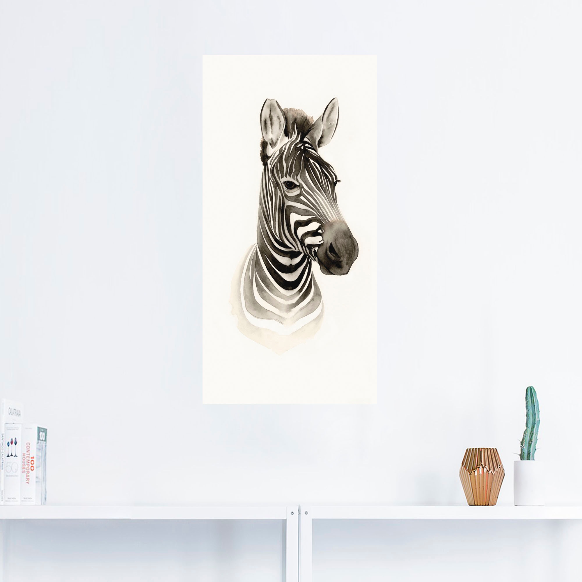 Artland Wandbild "Safari Porträt I", Wildtiere, (1 St.), als Alubild, Outdo günstig online kaufen