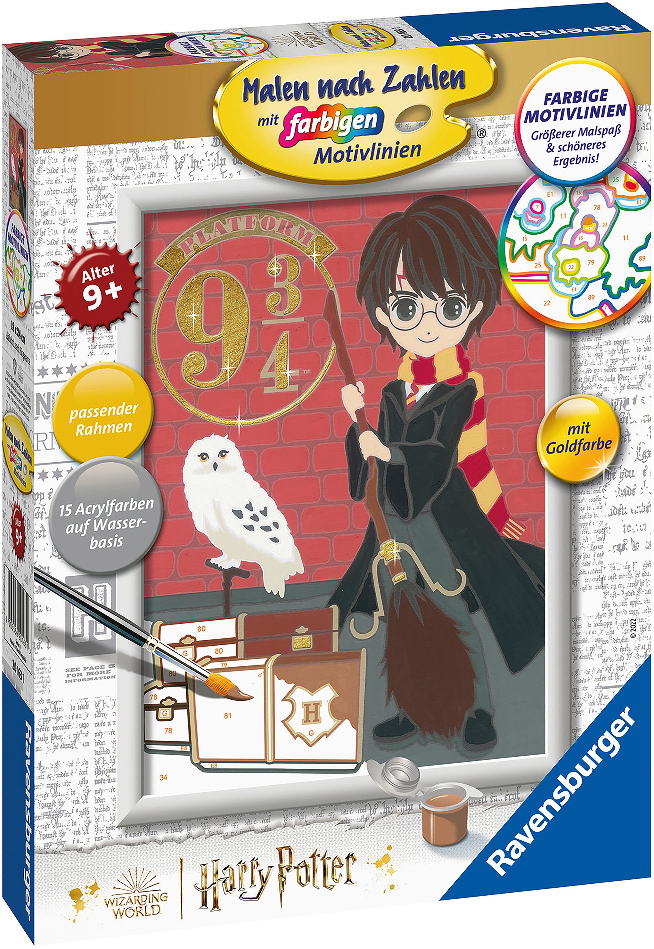 Ravensburger Malen nach Zahlen »Abfahrt nach Hogwarts«, Made in Europe
