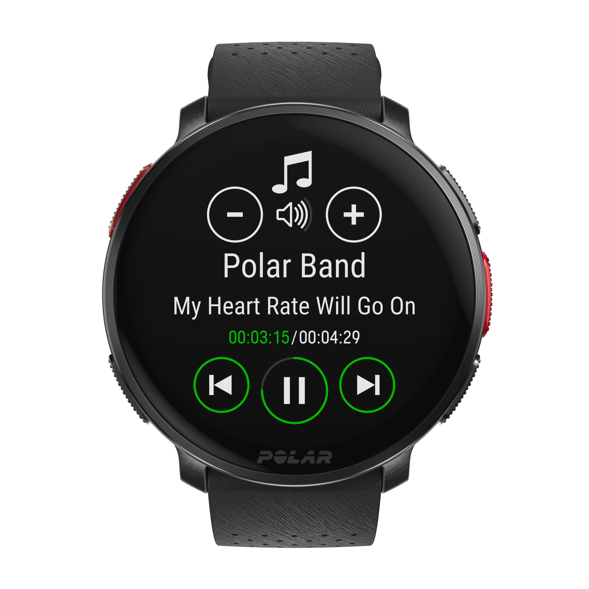 Polar Smartwatch »VANTAGE V3«, (3,5 cm / 1,39 Zoll), 32 GB, Premium-Multisportuhr Silikon-Armband S-L)