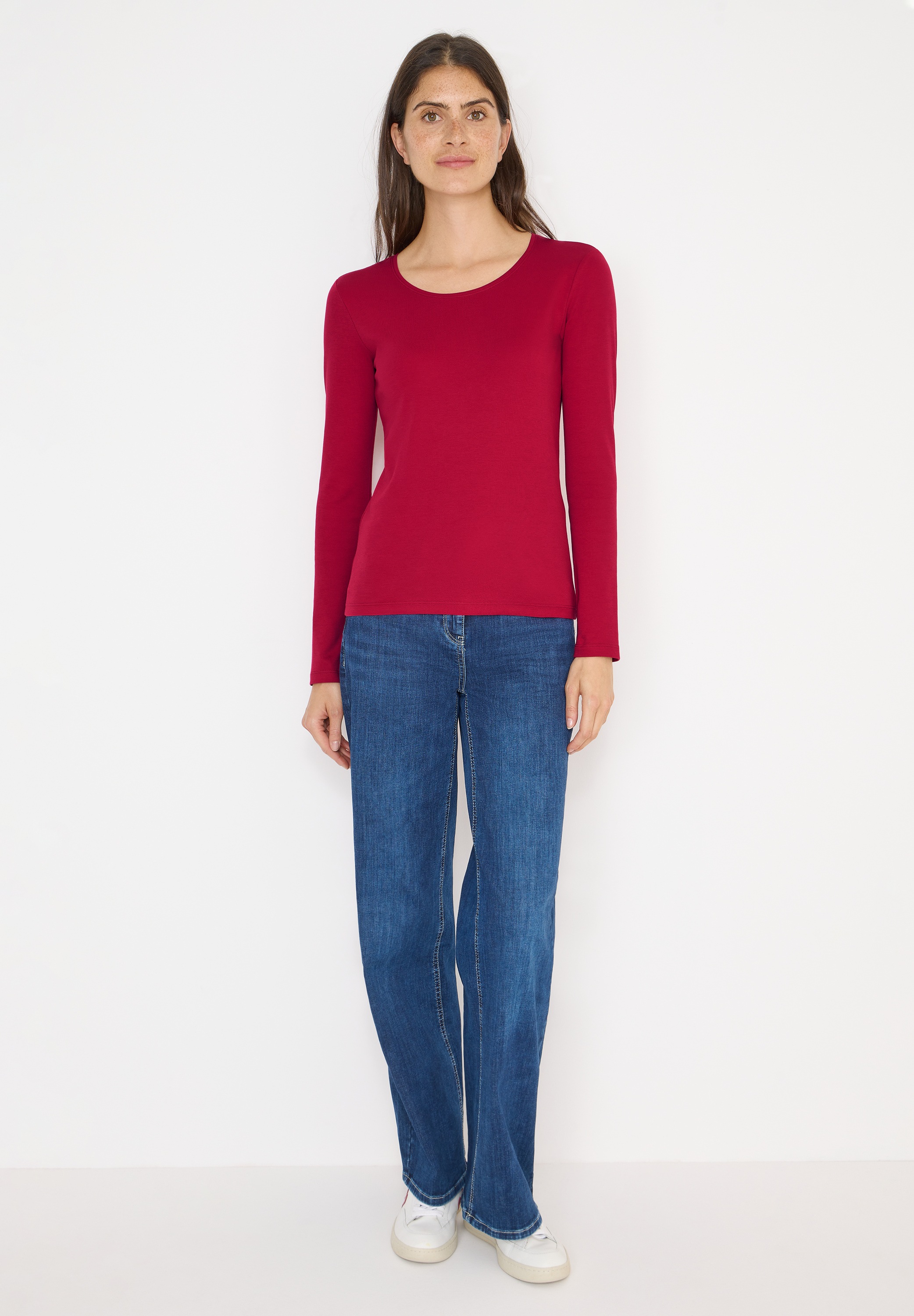 Thumbnail - Cecil Langarmshirt Basic
