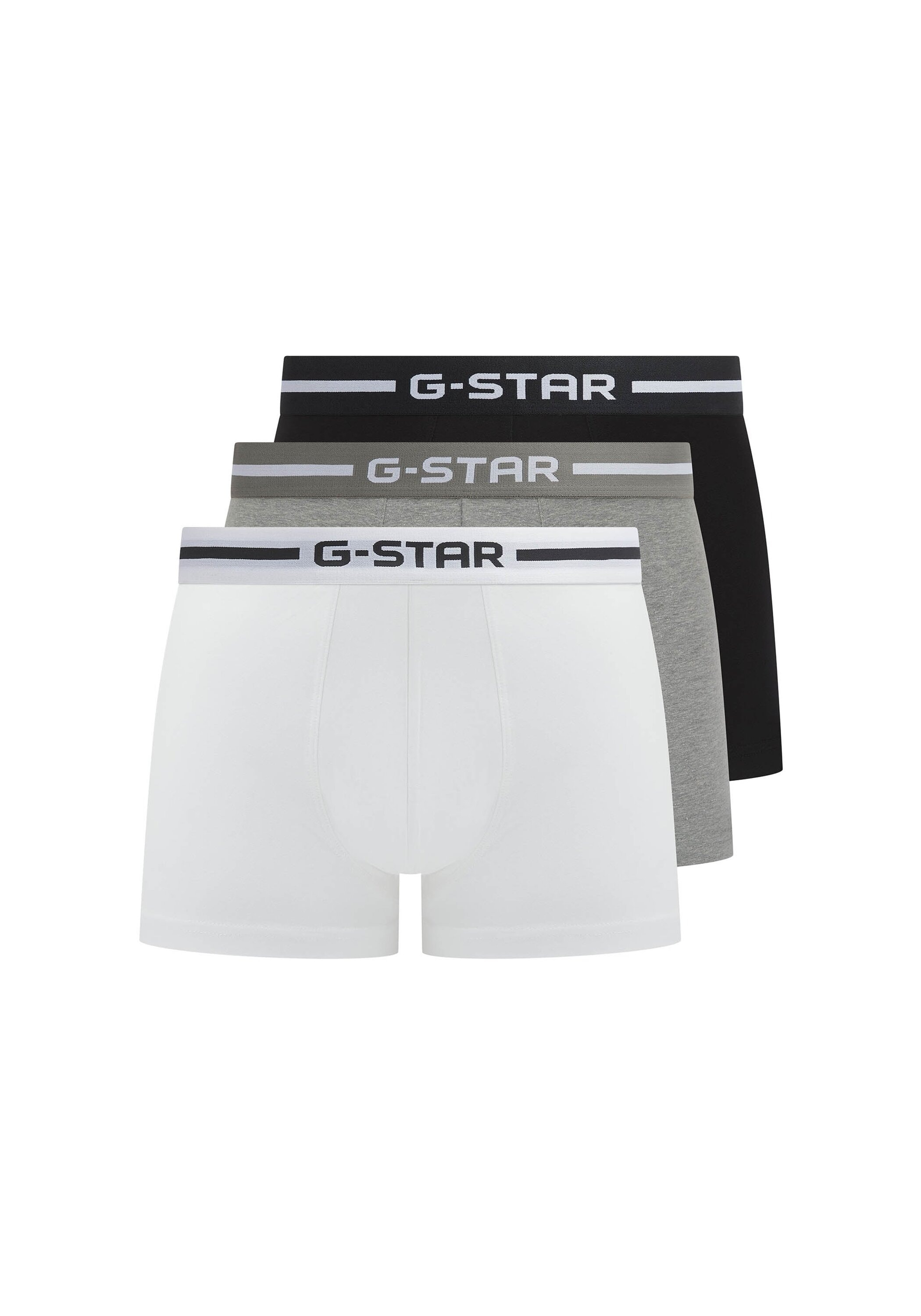 G-STAR Herren Boxershorts "Boxershort ACRE Trunk 3-pack 3er Pack", Gr. M, bunt, Obermaterial: 95% Baumwolle CO. 5% Elasthan EL., Unterhosen