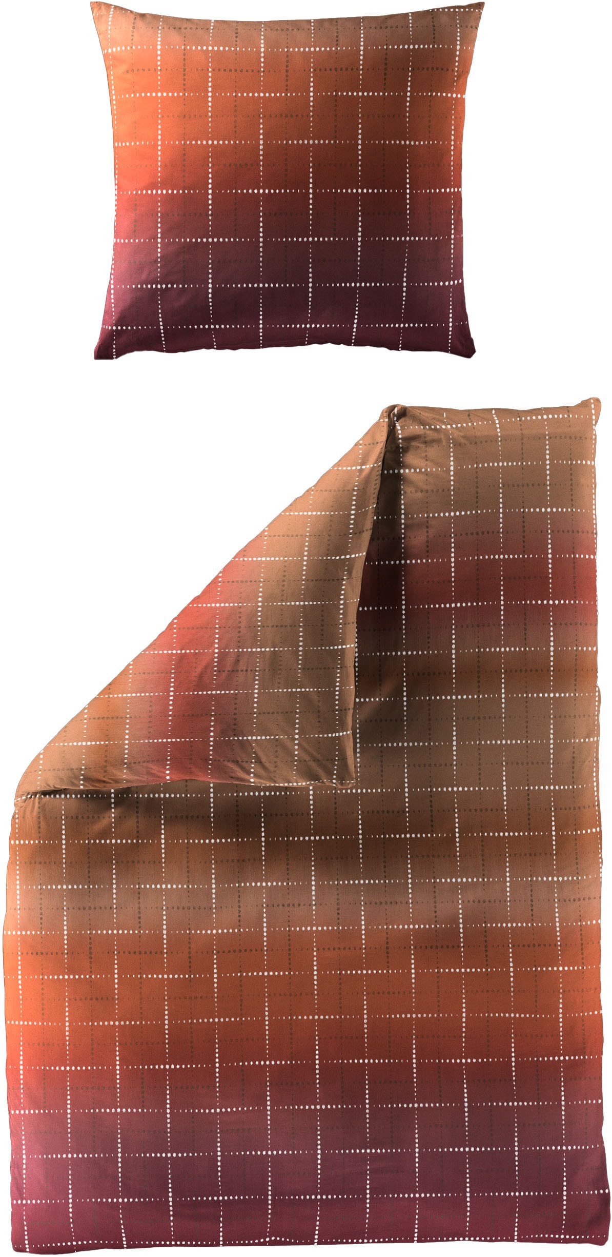 BIERBAUM Bettwäsche "4062" 2 Stk. tlg. Mako-Satin, 100 % Baumwolle, pflegel günstig online kaufen