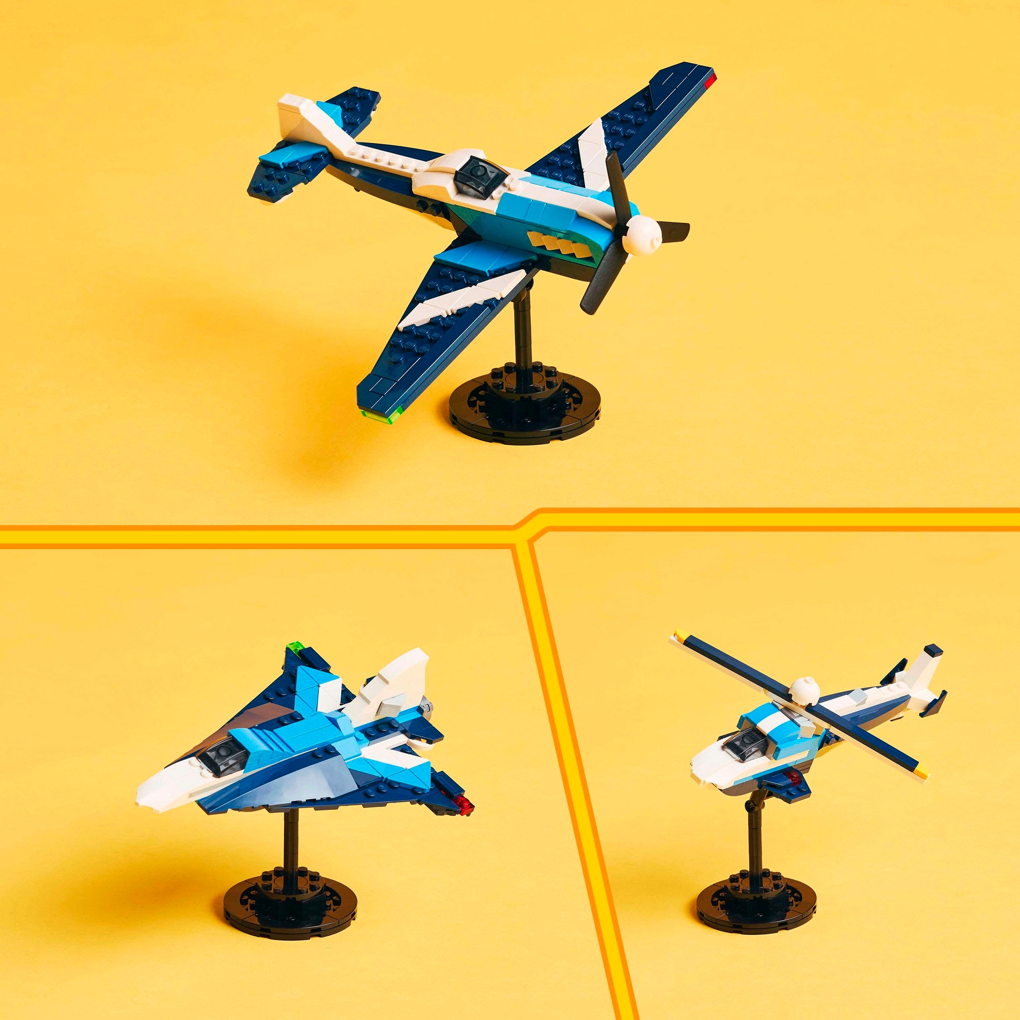 LEGO® Konstruktionsspielsteine »Flieger: Rennflugzeug (31160), LEGO Creator«, (178 St.), Made in Europe