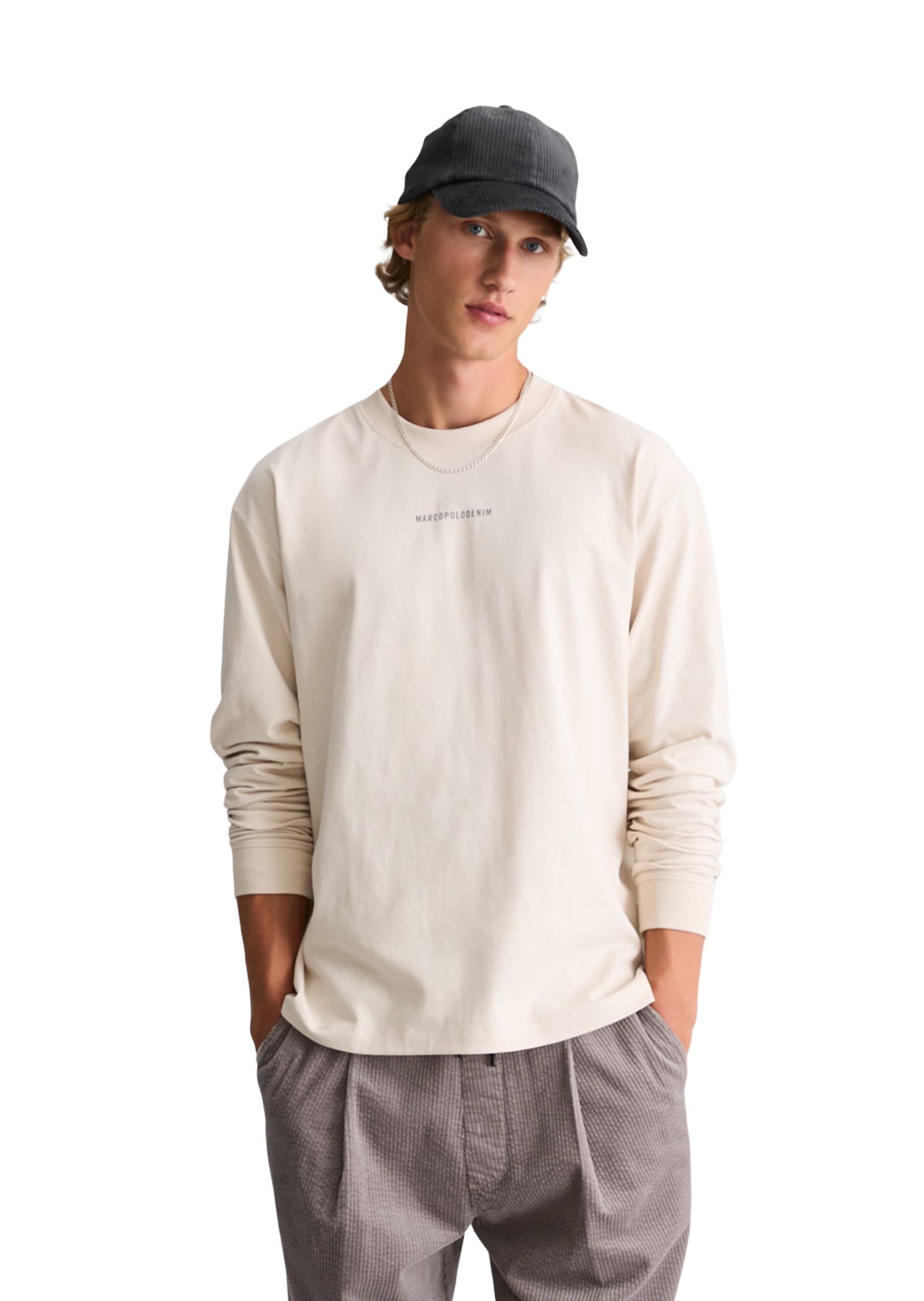 Marc OPolo DENIM Langarmshirt "aus Bio-Baumwolle"
