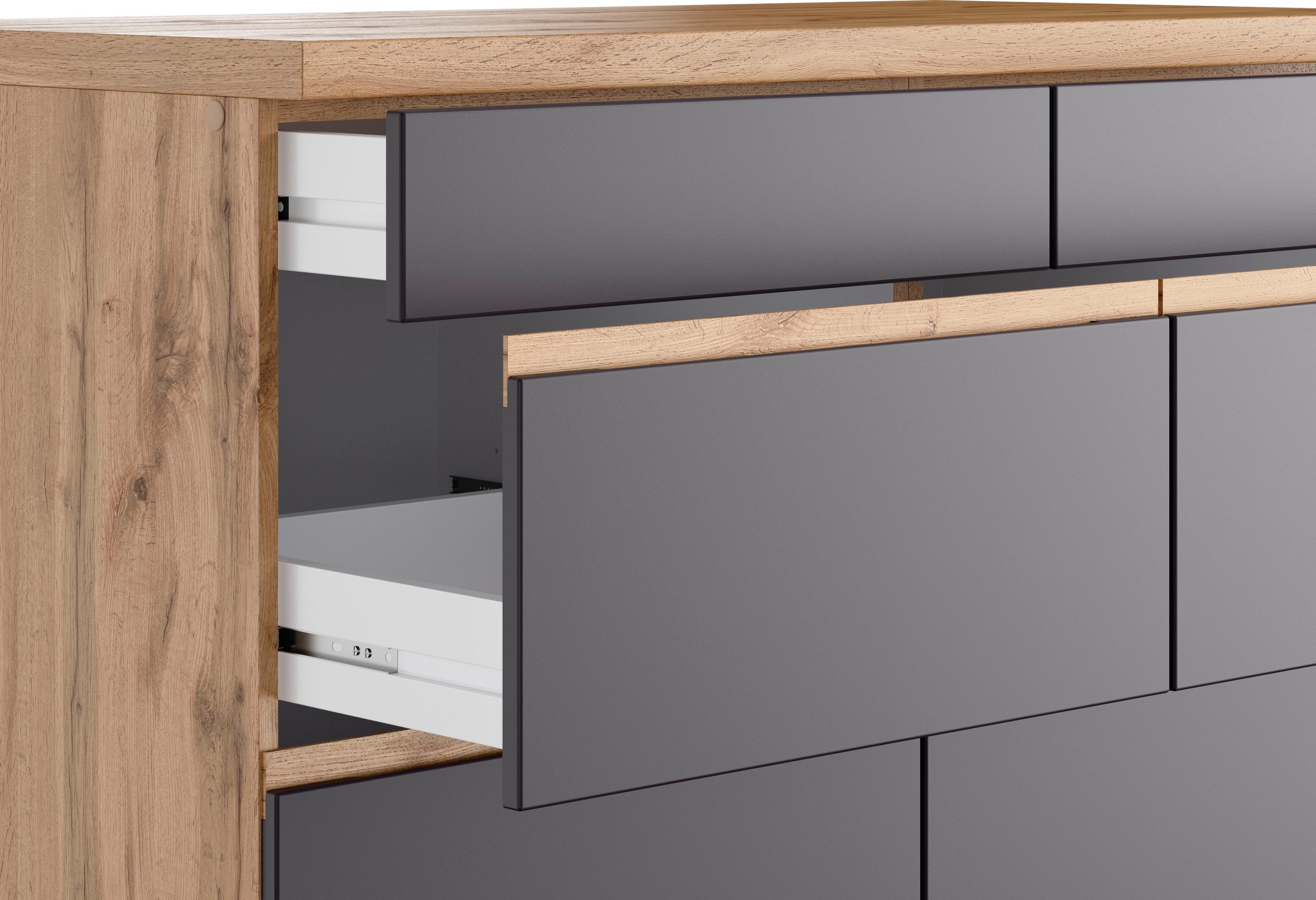 KOCHSTATION Unterschrank »KS-Riesa«, Breite 120 cm, MDF-Fronten