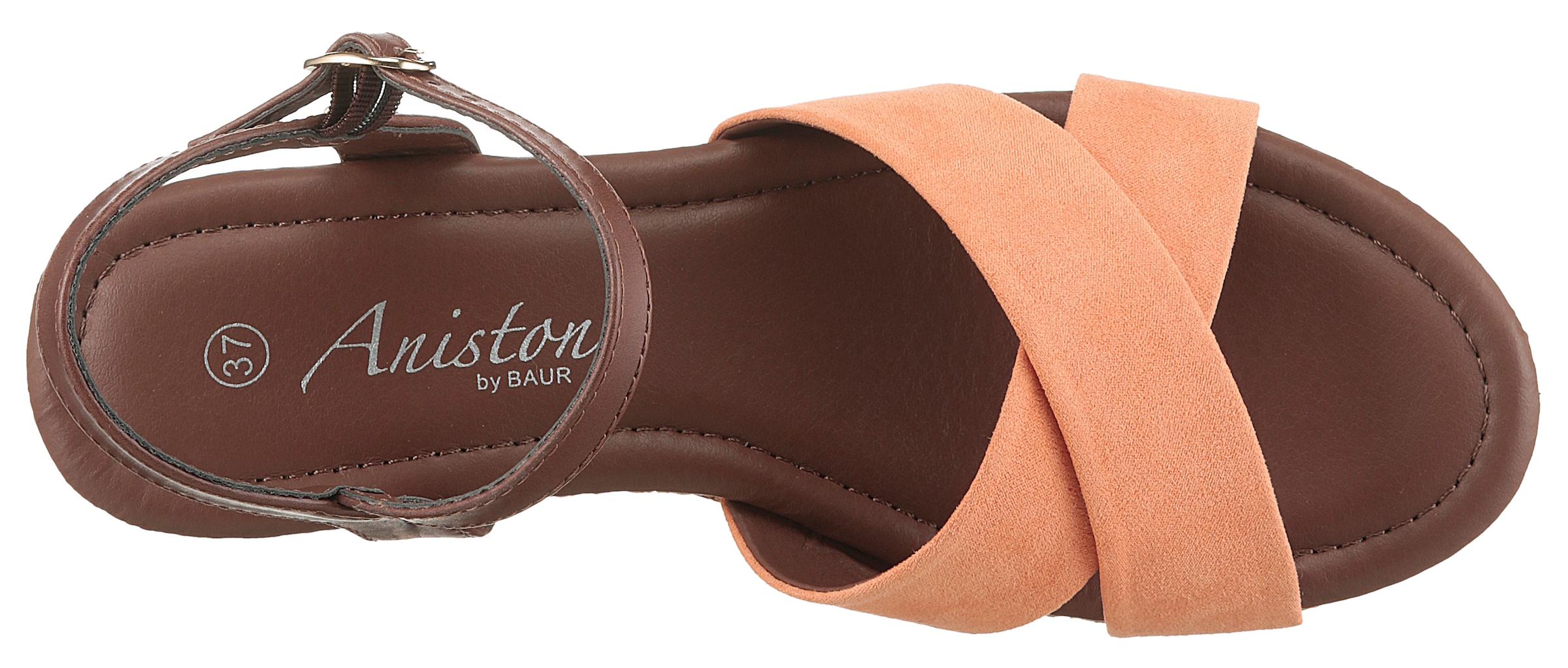 Aniston SHOES Keilsandalette, Sommerschuh, Riemchensandale, Keilabsatz - NEUE KOLLEKTION