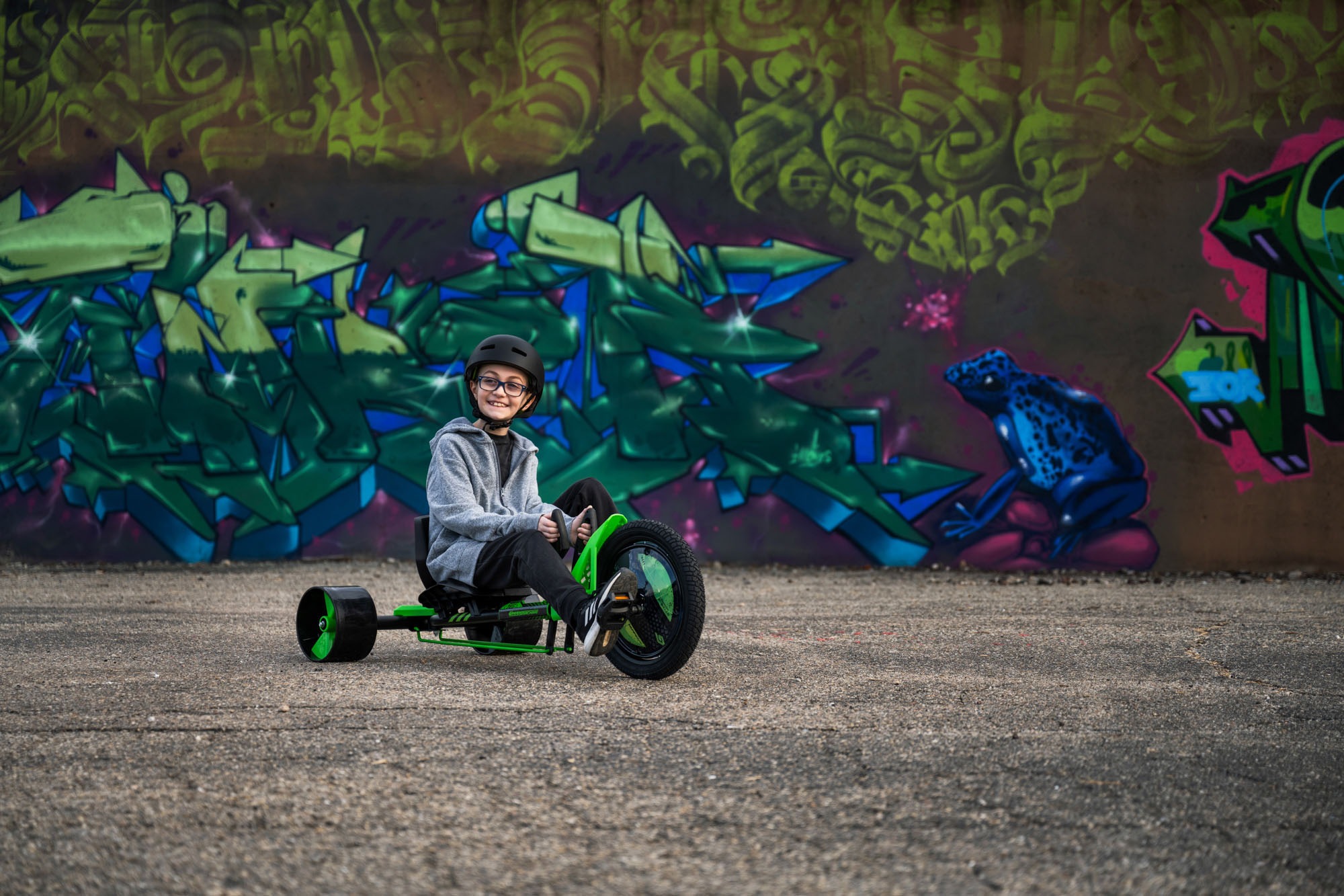 Huffy Elektro-Kindertrike »Green Machine 16-Zoll Drift Trike«, ab 5 Monaten
