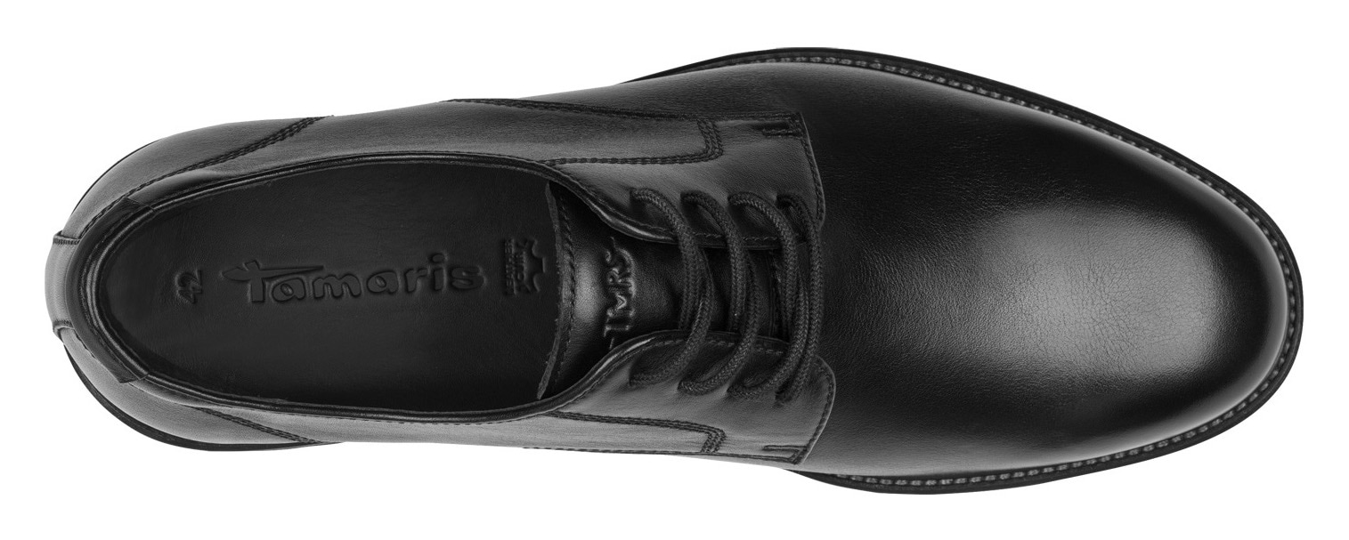 Tamaris Schnürschuh  Festtagsschuh, Abendschuh mit dezenten Ziernähten, für Herren