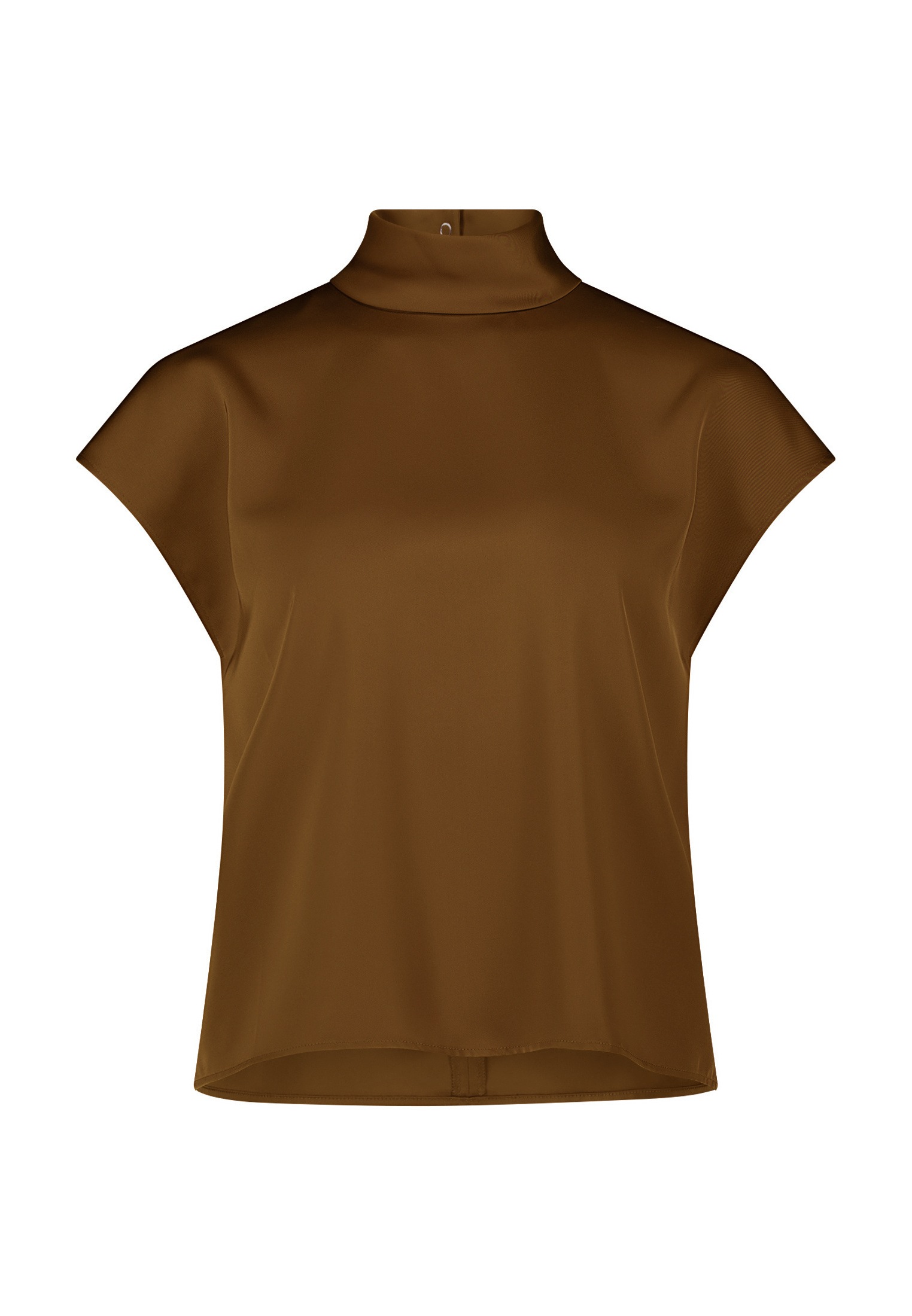 Zero Satinbluse »Damen mit Kragen«