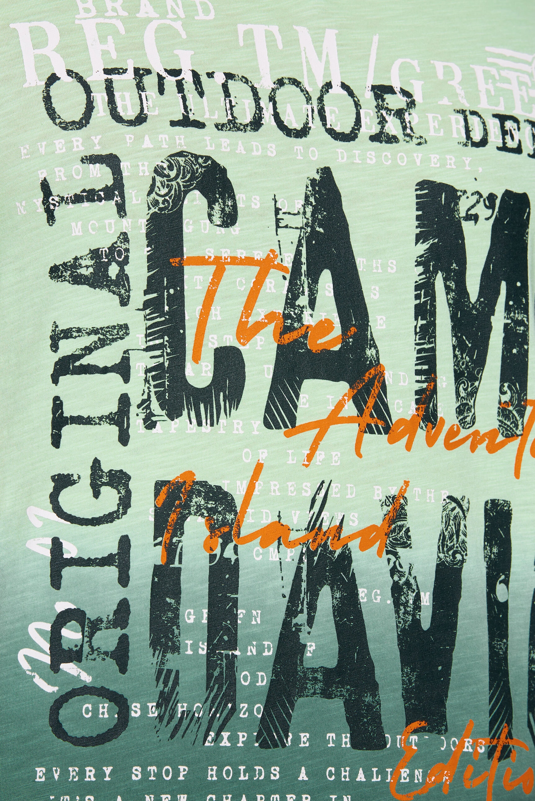 CAMP DAVID Rundhalsshirt, aus Baumwolle