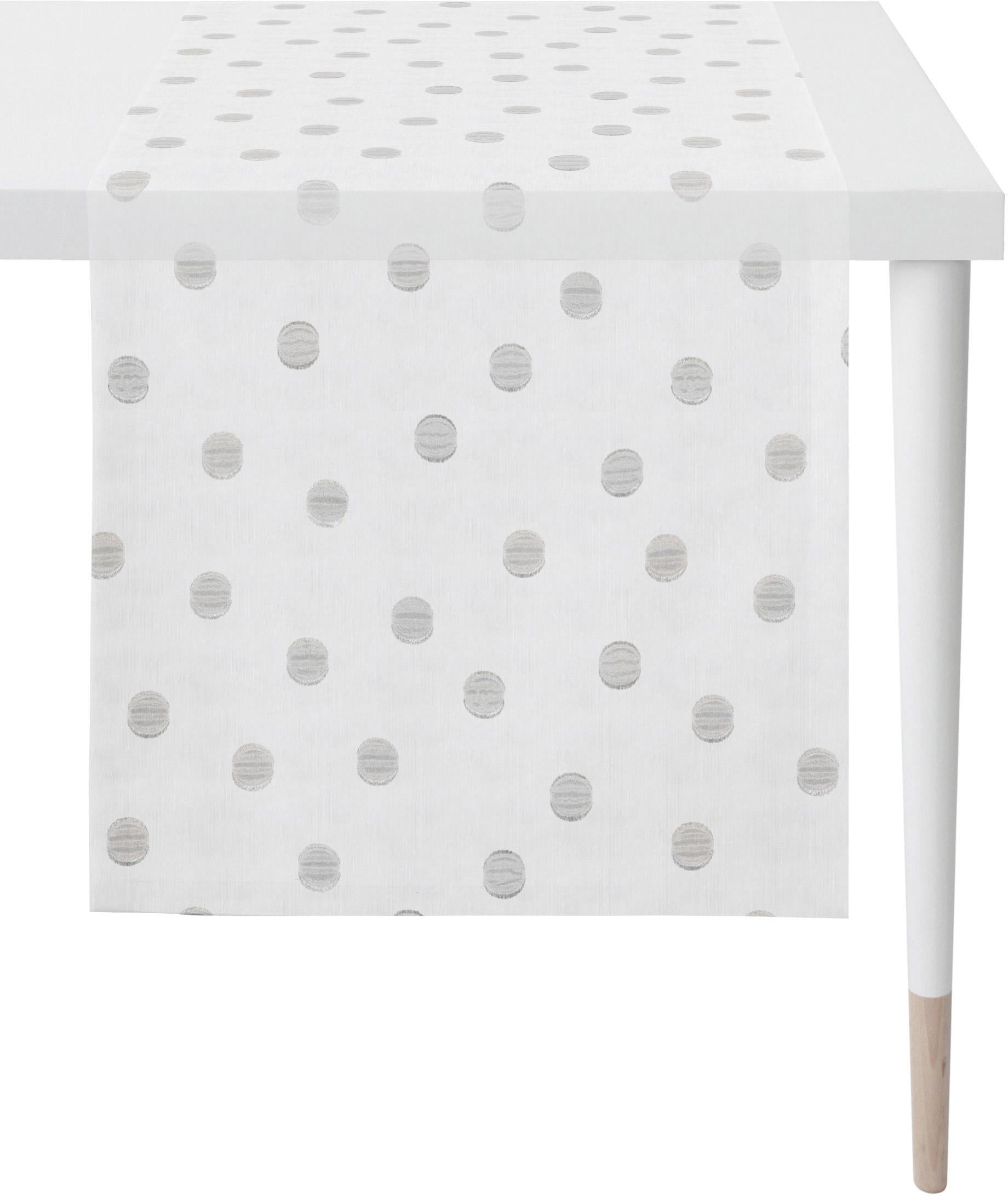 APELT Tischläufer "Sevilla - Loft Style" Scherli - transparent günstig online kaufen