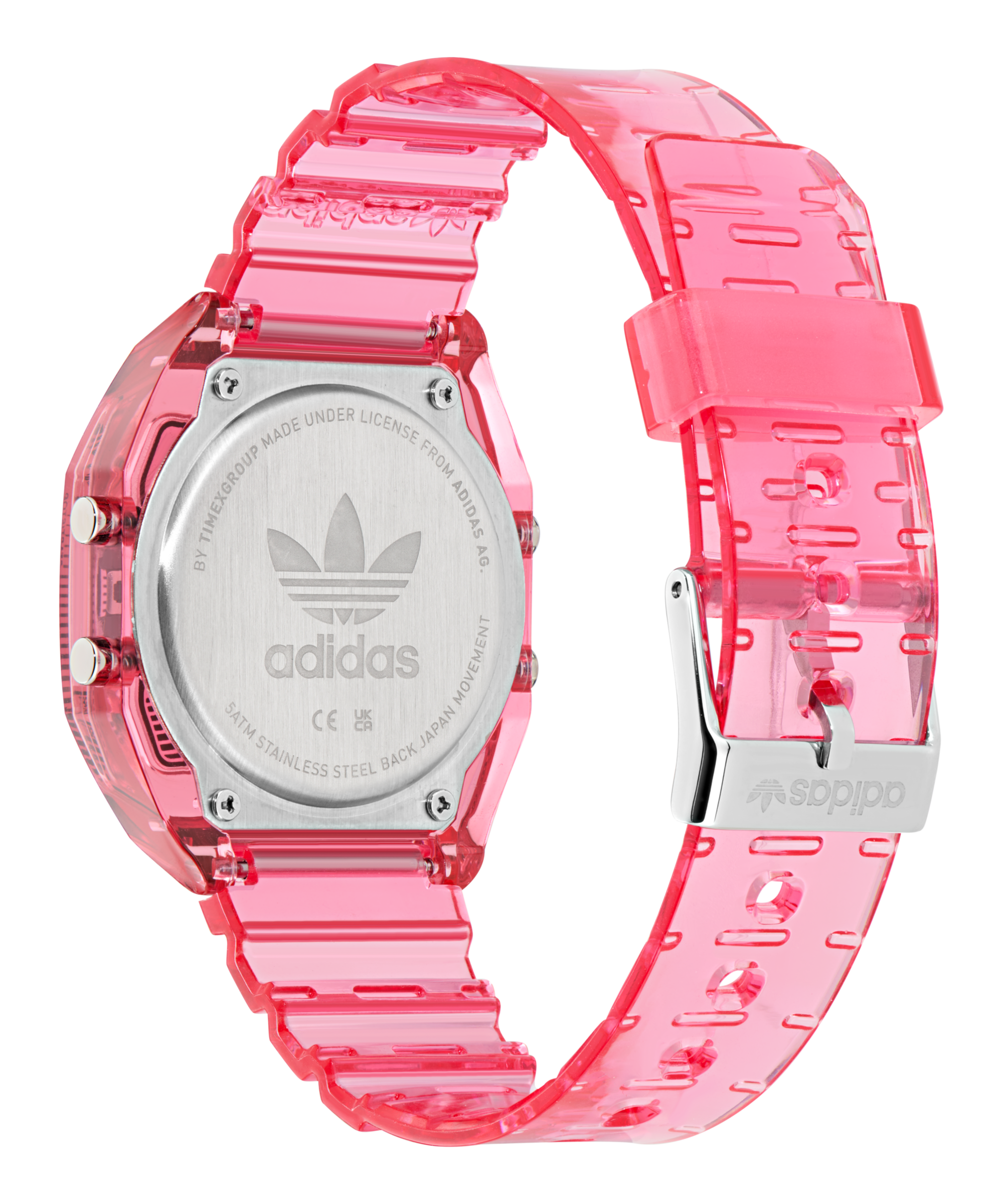 adidas Originals Digitaluhr »DIGITAL TWO CRYSTAL«, Quarzuhr, Armbanduhr, Herrenuhr, Damenuhr, Resinarmband