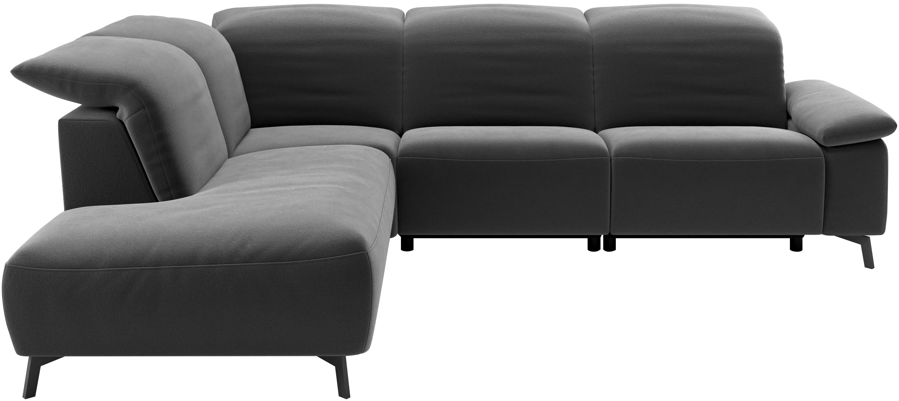 Musterring Ecksofa "MR 370, intelligenter Komfort im modernen Design" Optionale Relaxfunktion, flexible Kopfteile & klappbare Armlehnen