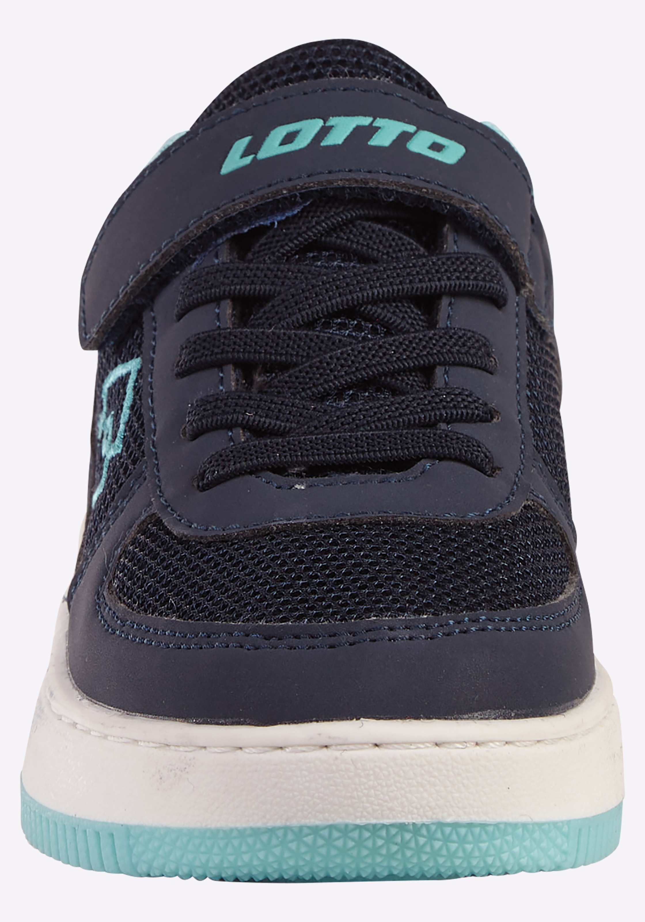 Sneaker LOTTO, Kinder, Gr. 31, blau (navy, dunkelmint), Kunstfaser, Synthetik, Schuhe Sneaker 3