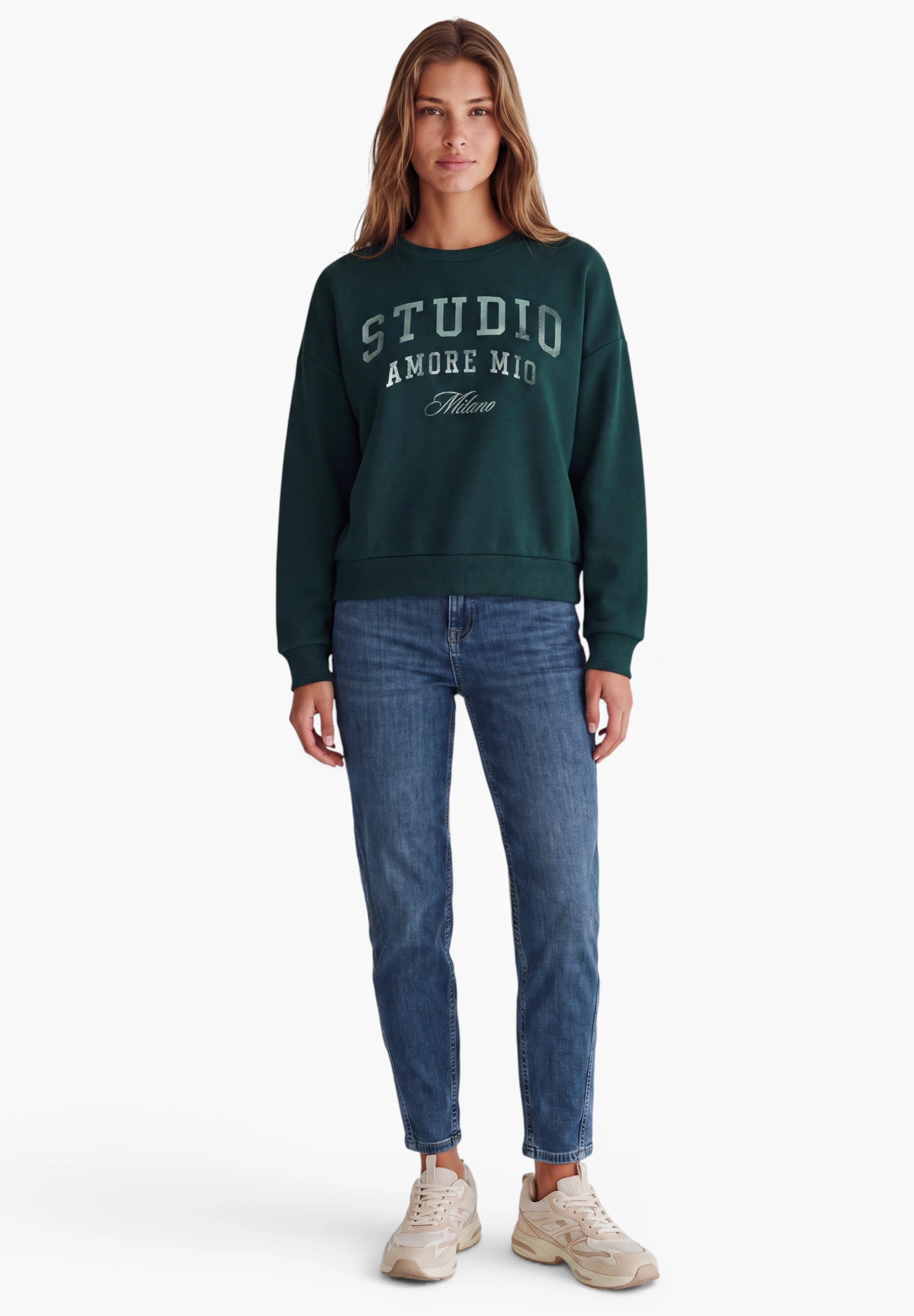 STREET ONE STUDIO Loose-fit-Jeans High Waist