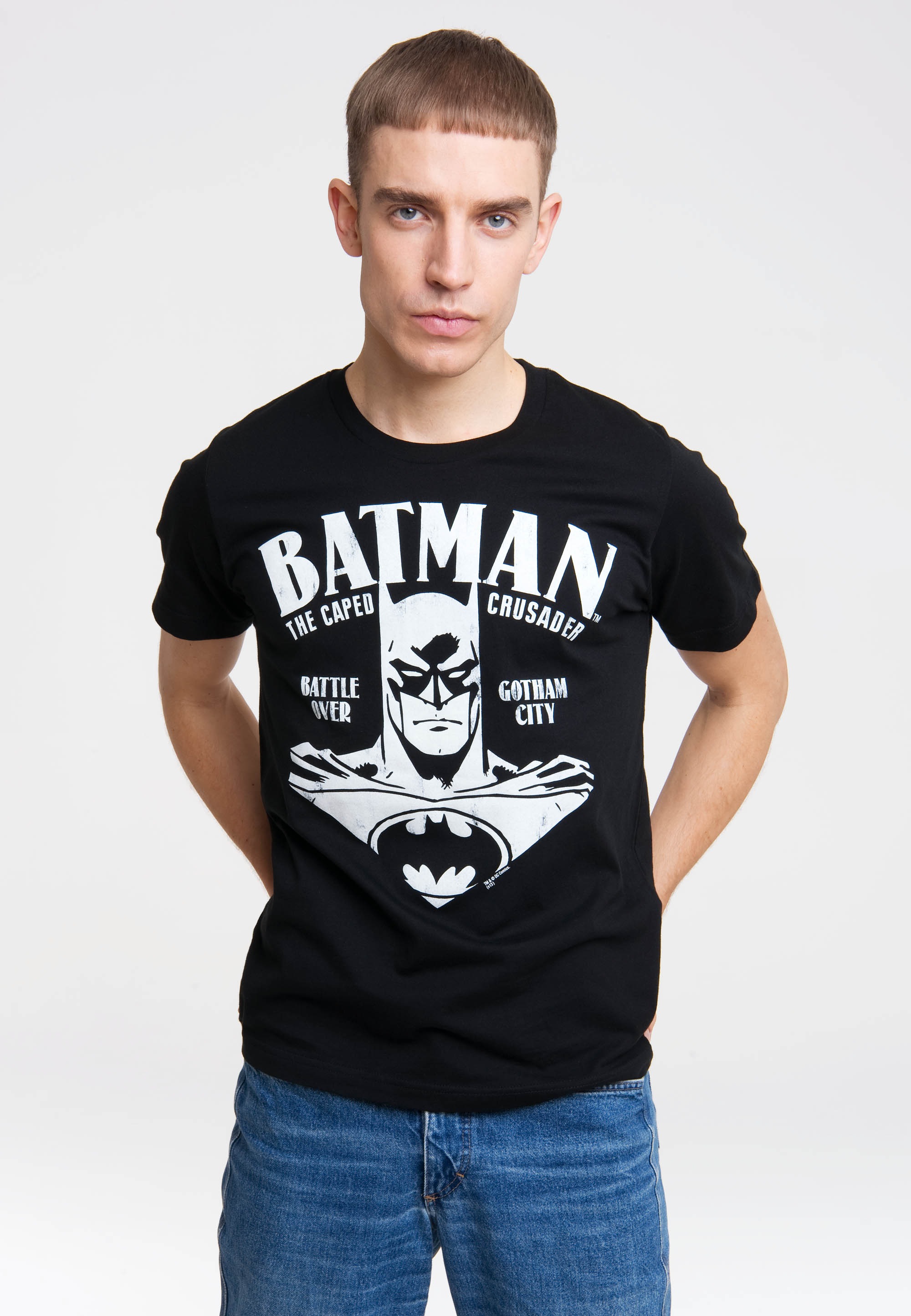 LOGOSHIRT T-Shirt »BATMAN - PORTRAIT«, mit auffälligem Print