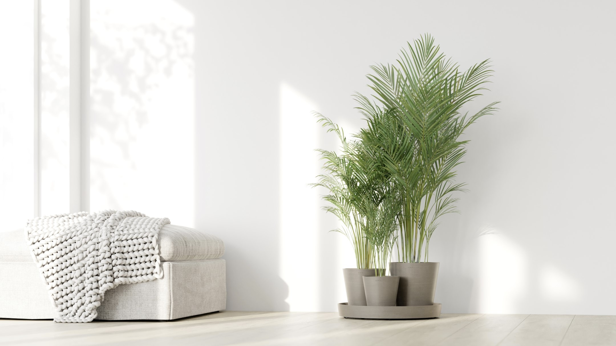 ECOPOTS Blumentopf »Dubai Taupe« für innen und außen: frostsicher, bruchsicher und lichtbeständig