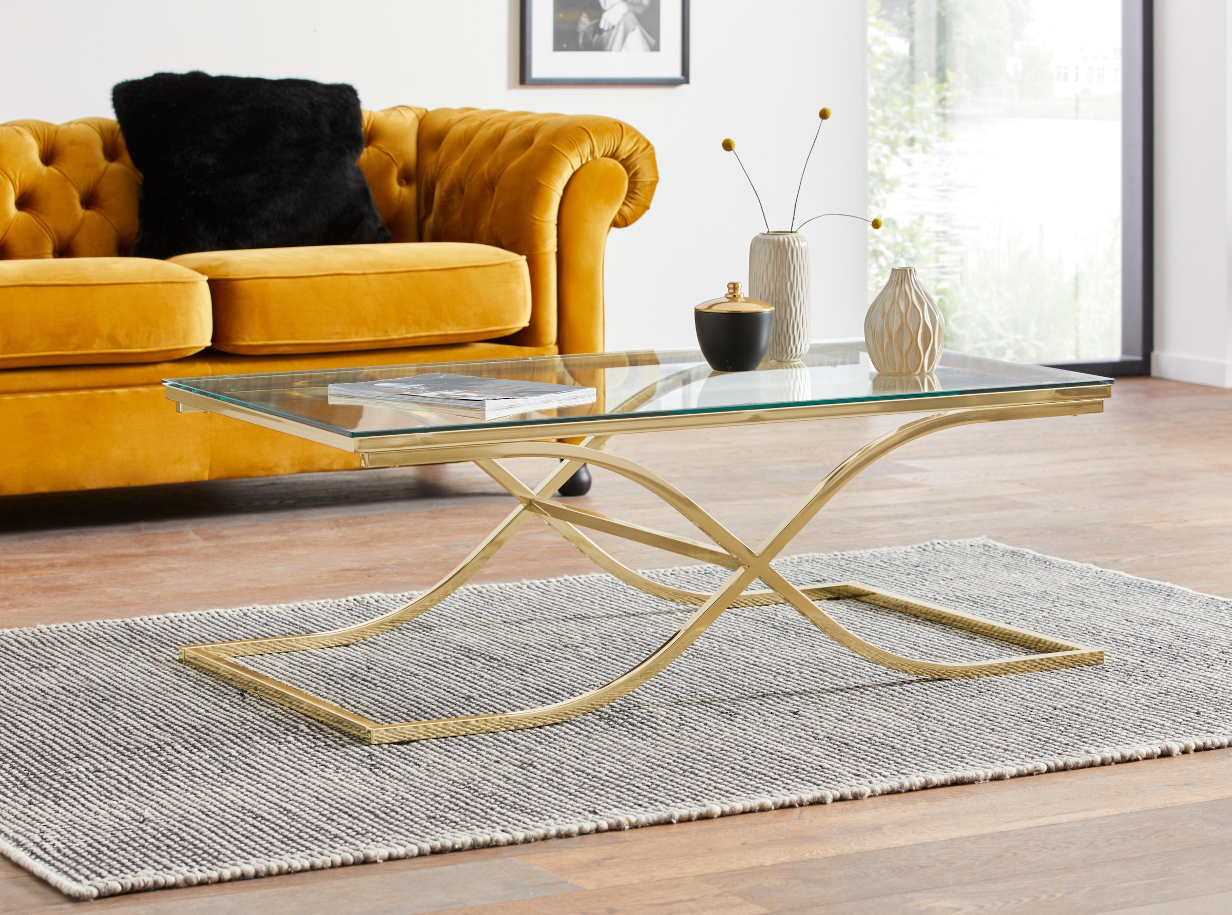 Home affaire Couchtisch "TOPSELLER" Glastisch, OTTOs Choice, Maße (B/T/H): günstig online kaufen