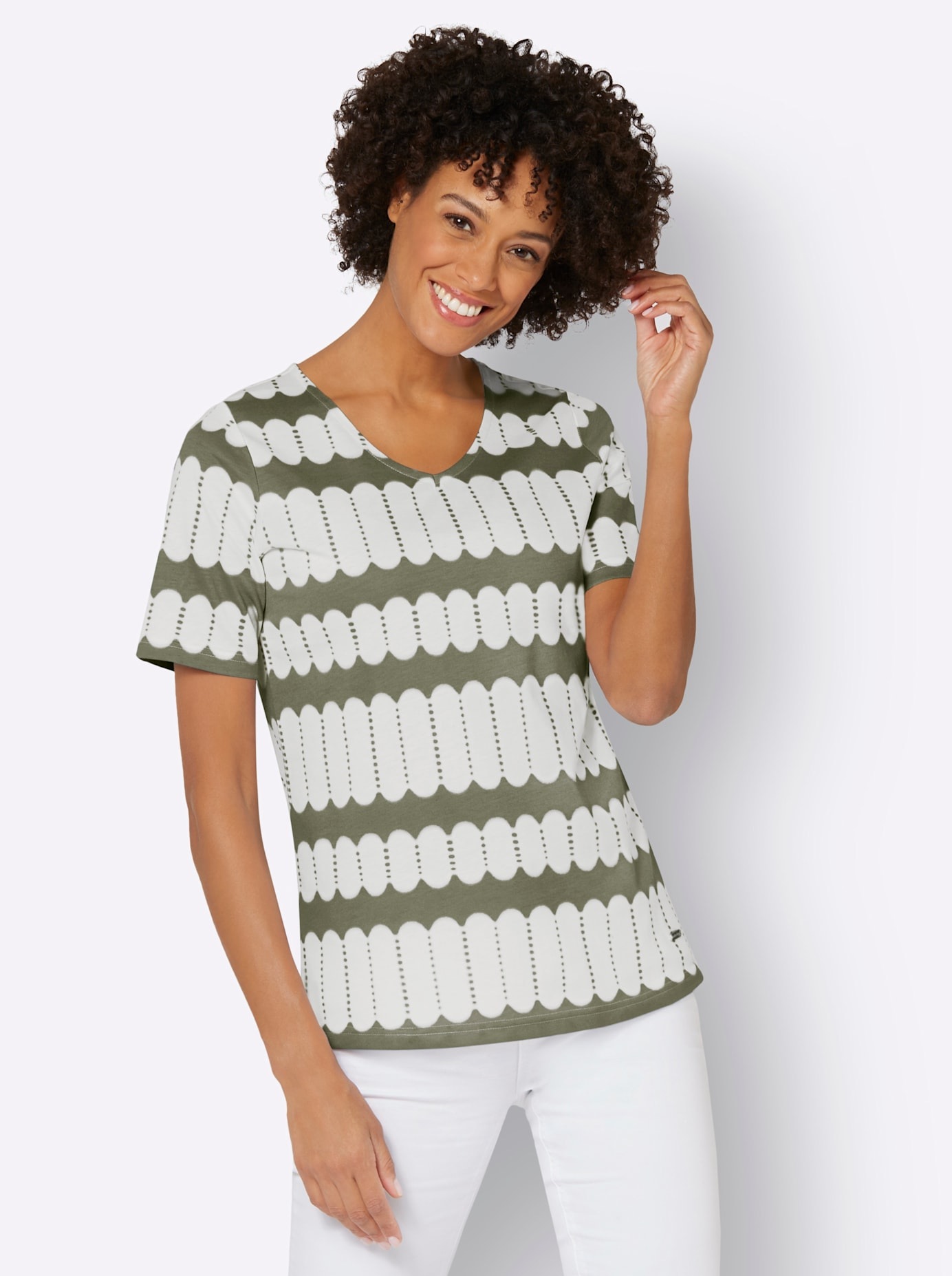 Casual Looks Kurzarmshirt »Shirt«, (1 tlg.)