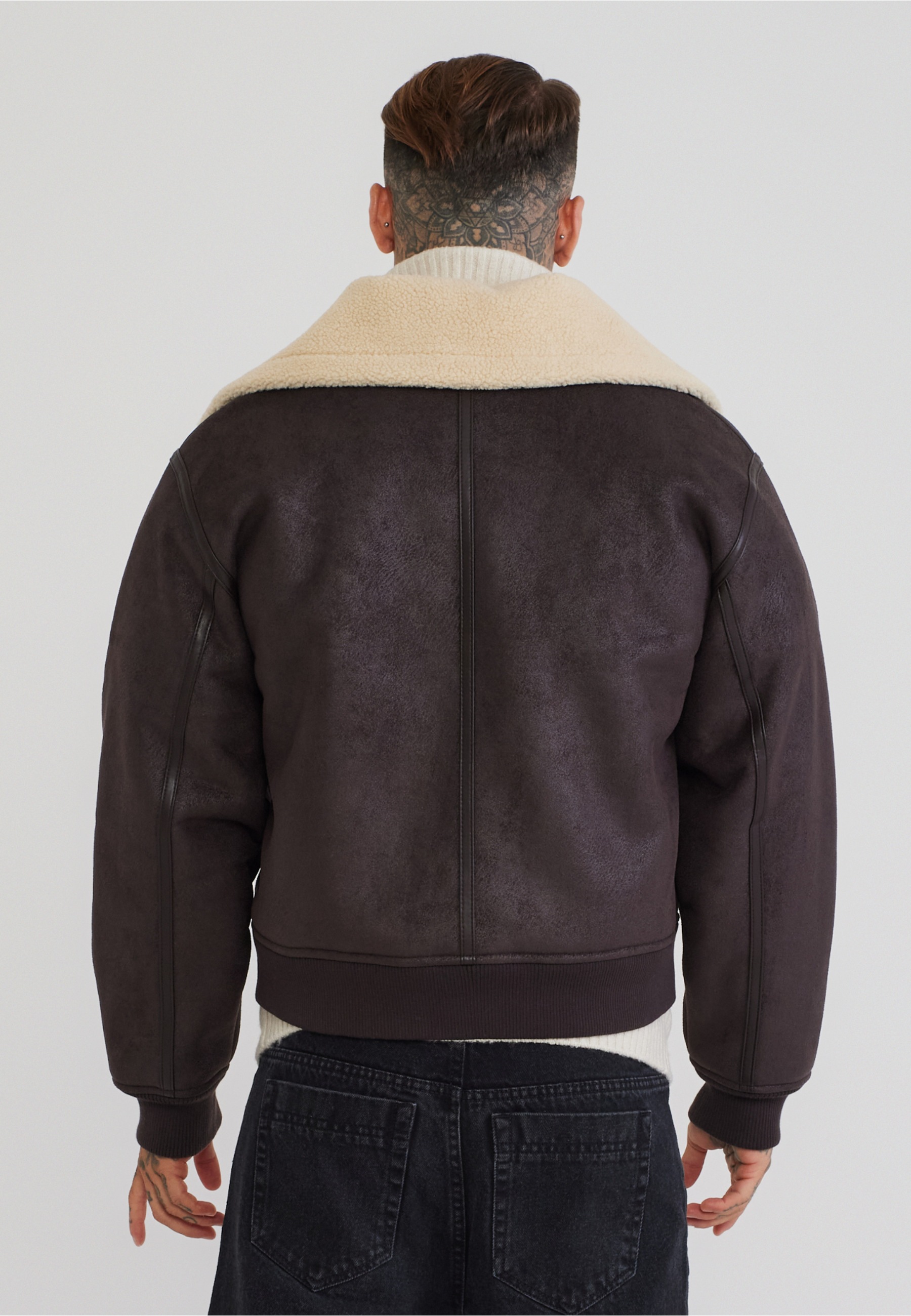 Siksilk Outdoorjacke »SikSilk Aviator Bomber Jacket« 1 Stk. tlg. ohne Kapuze