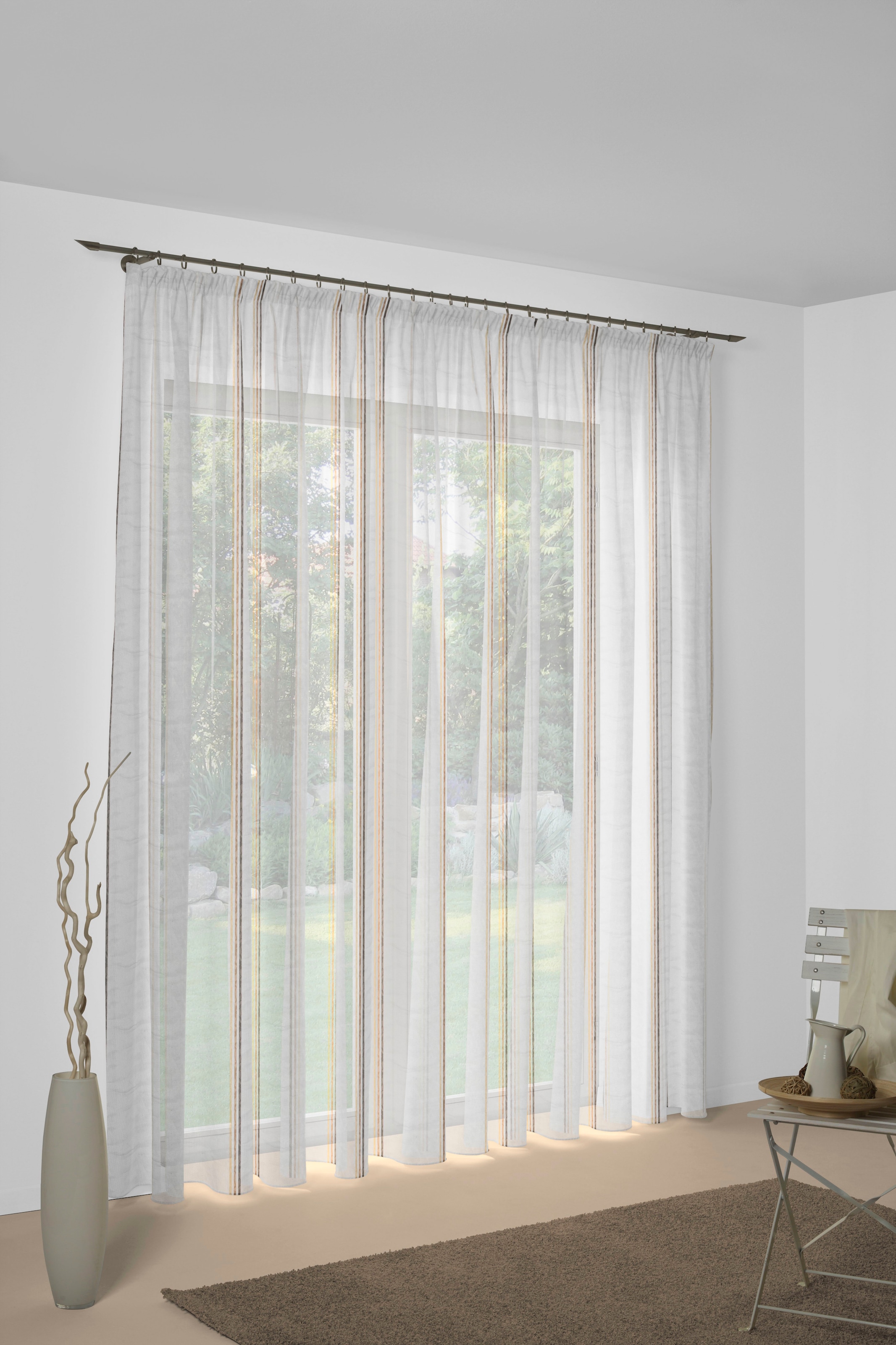 Wirth Vorhang "Chloé" Faltenband 1 Stk. tlg. Store günstig online kaufen