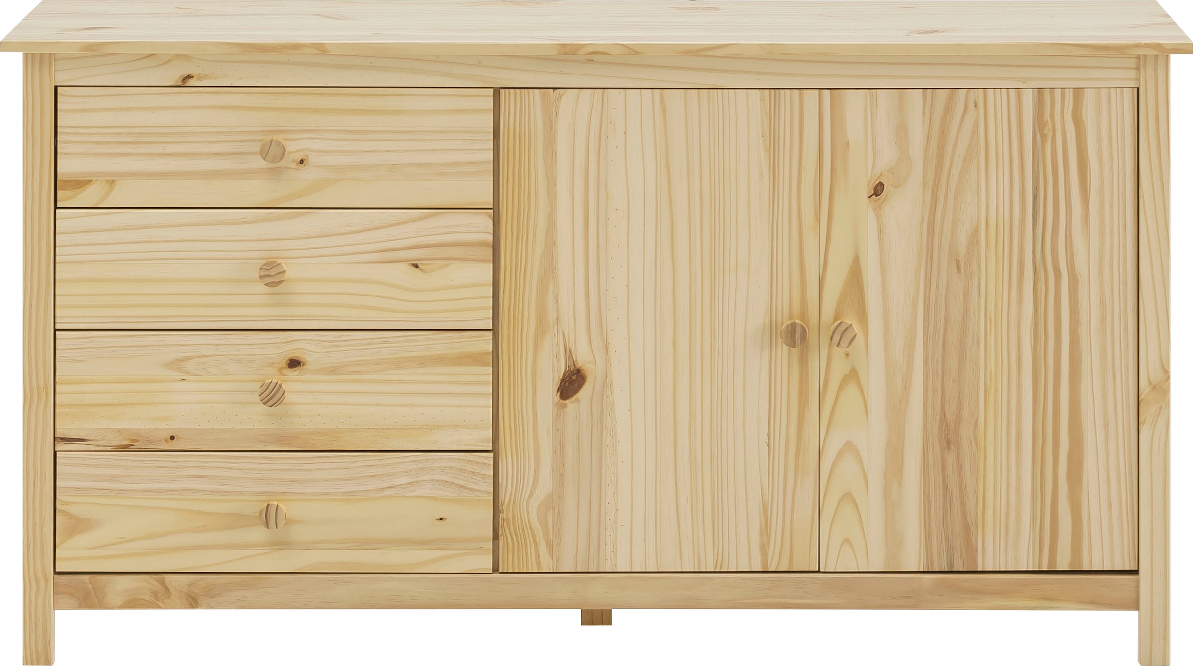 Möbilia Sideboard "Chur" Kommode aus Massivholz Kiefer