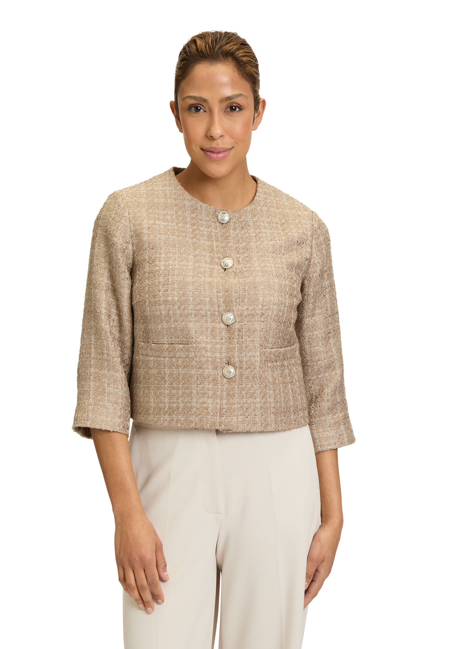 Betty Barclay Jackenblazer "Betty Barclay Damen Blazer-Jacke mit Fransen", günstig online kaufen