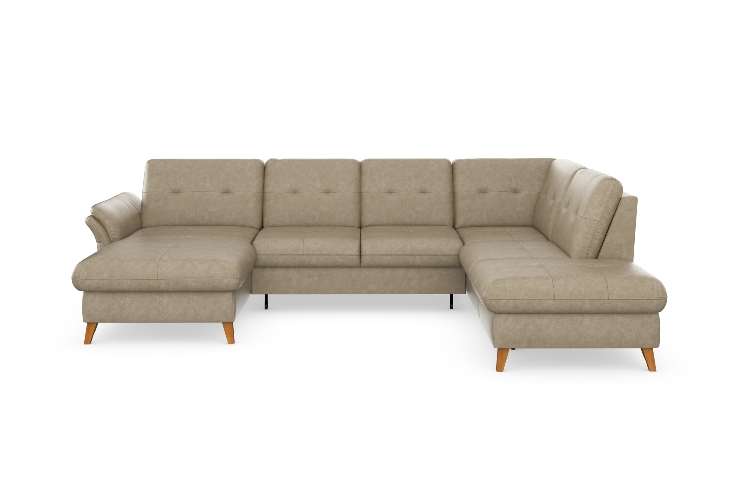 sit&more Wohnlandschaft »Göteborg«, inkl. Sitztiefenverstellung, wahlweise mit Bettfunktion & Bettkasten