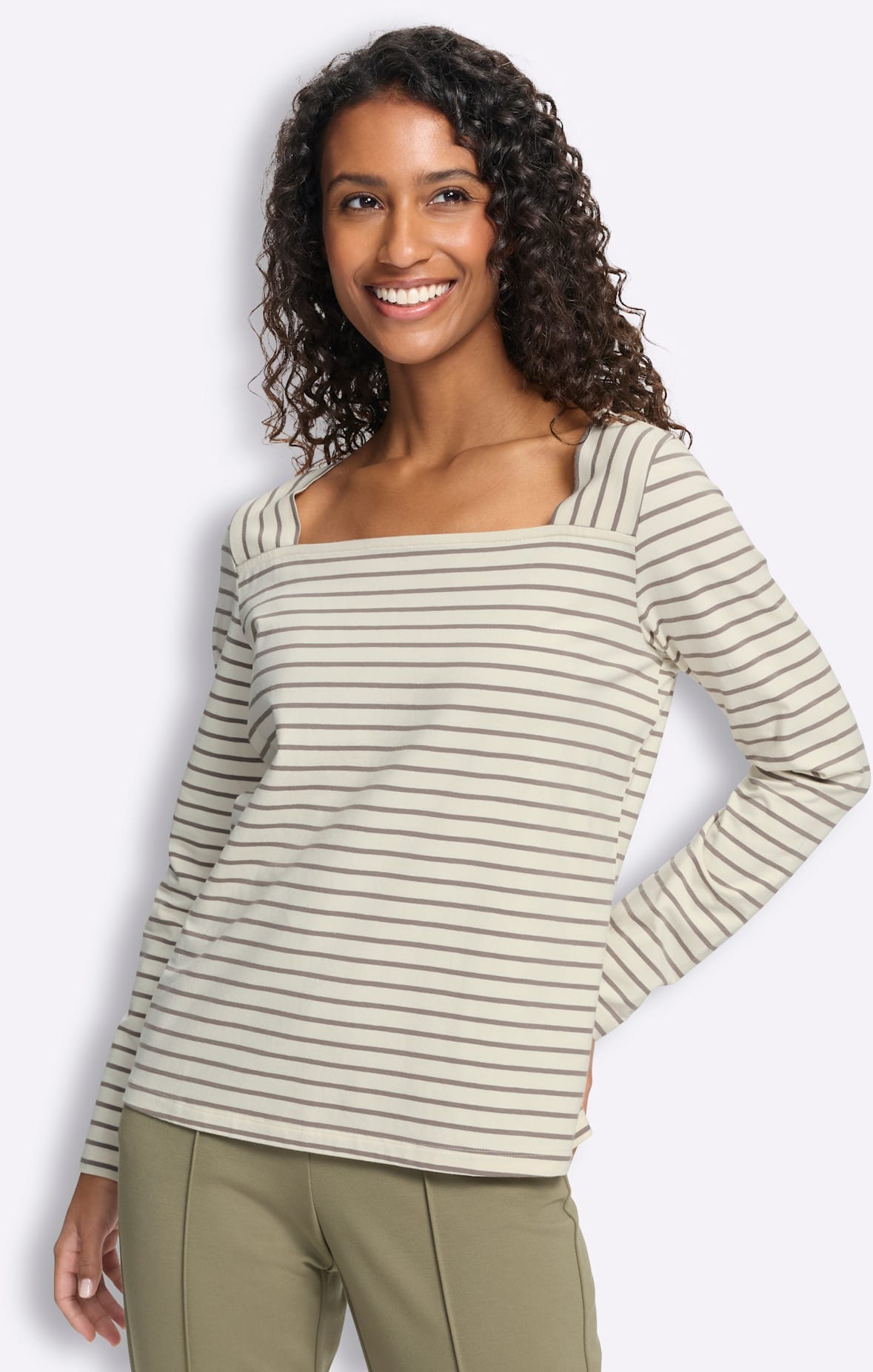 heine Langarmshirt "Ringelshirt" 1