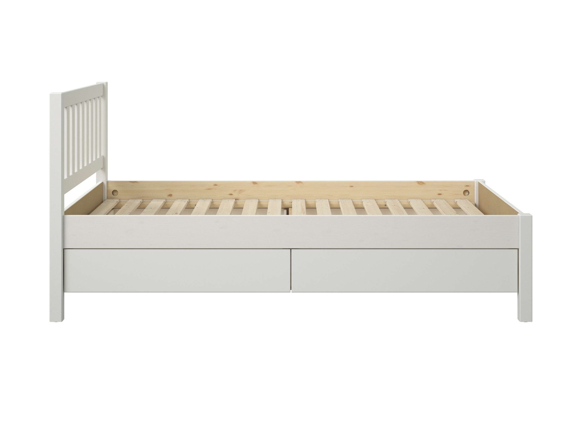 OTTO home 1100000002199 »Synnra, Stauraumbett, Holzbett, Liegefläche 120x200 cm« Made in Europe,  inklusive Lattenrost, mit 4 Schubladen, FSC® zertifiziert