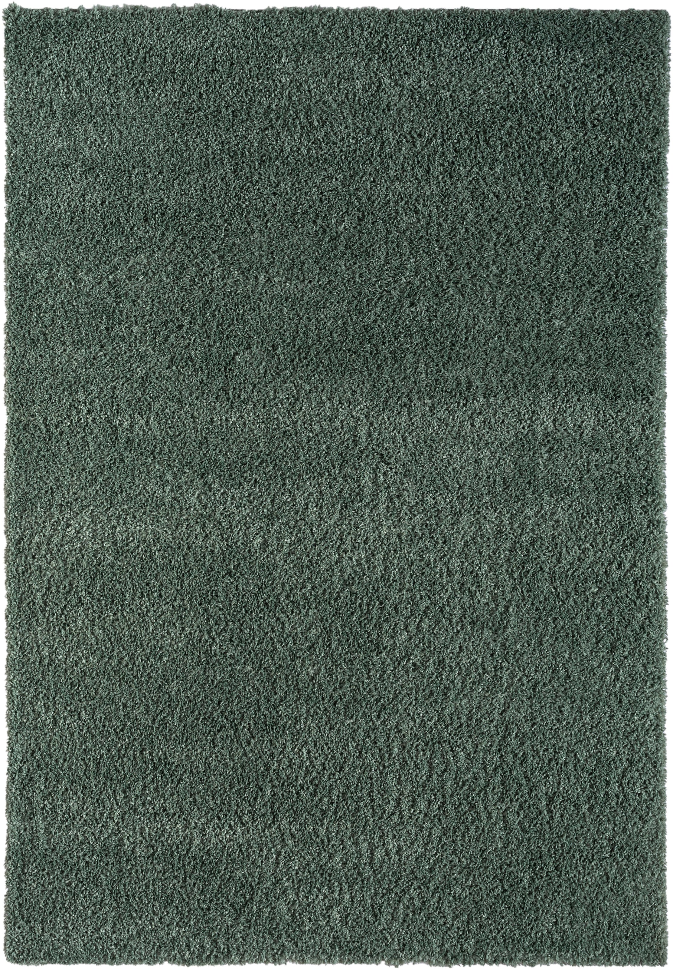 Myflair Möbel & Accessoires Hochflor-Teppich »My Shaggy«, rechteckig, 37 mm Höhe, Shaggy, Uni-Farben, leicht glänzend, Microfaser, extra flauschig