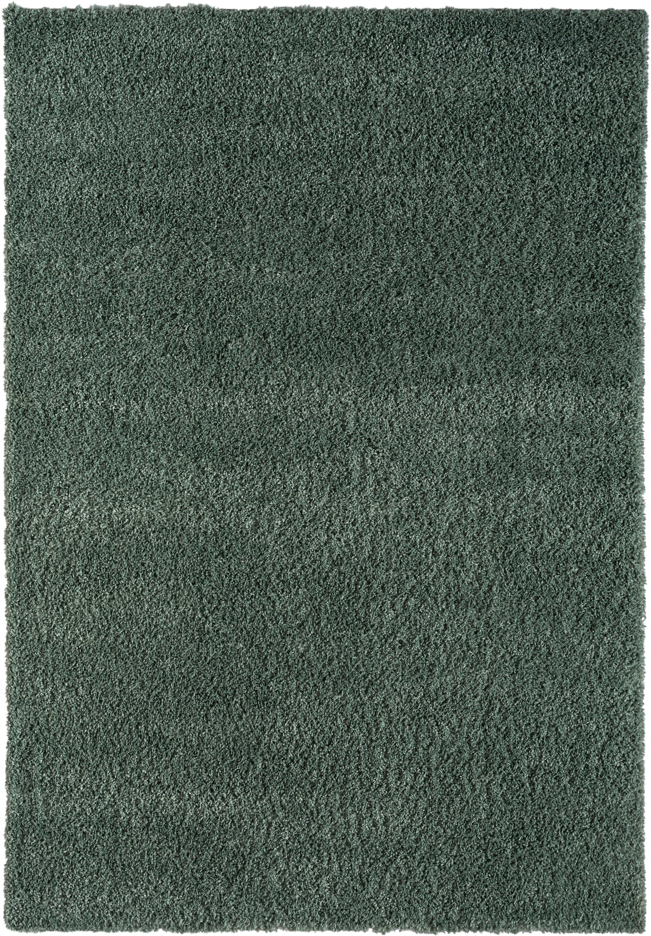 Myflair Möbel & Accessoires Hochflor-Teppich "My Shaggy", rechteckig, 37 mm Höhe, Shaggy, Uni-Farben, leicht glänzend, M