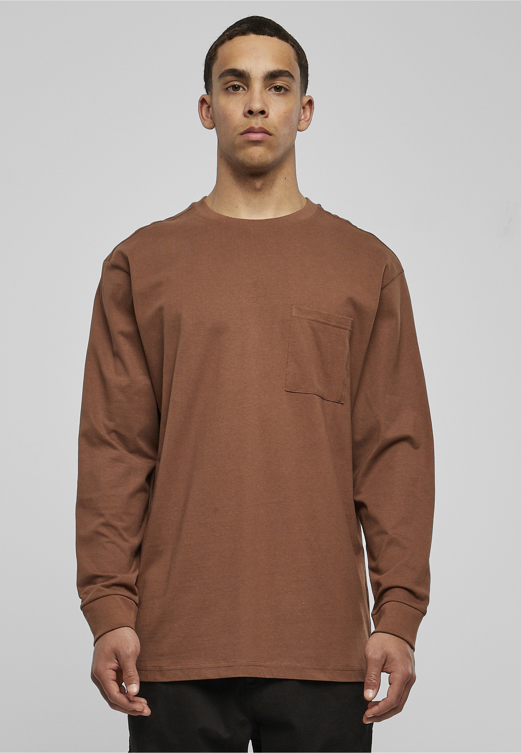 URBAN CLASSICS T-Shirt »Urban Classics Herren Heavy Oversized Pocket Longsleeve« 1 Stk.