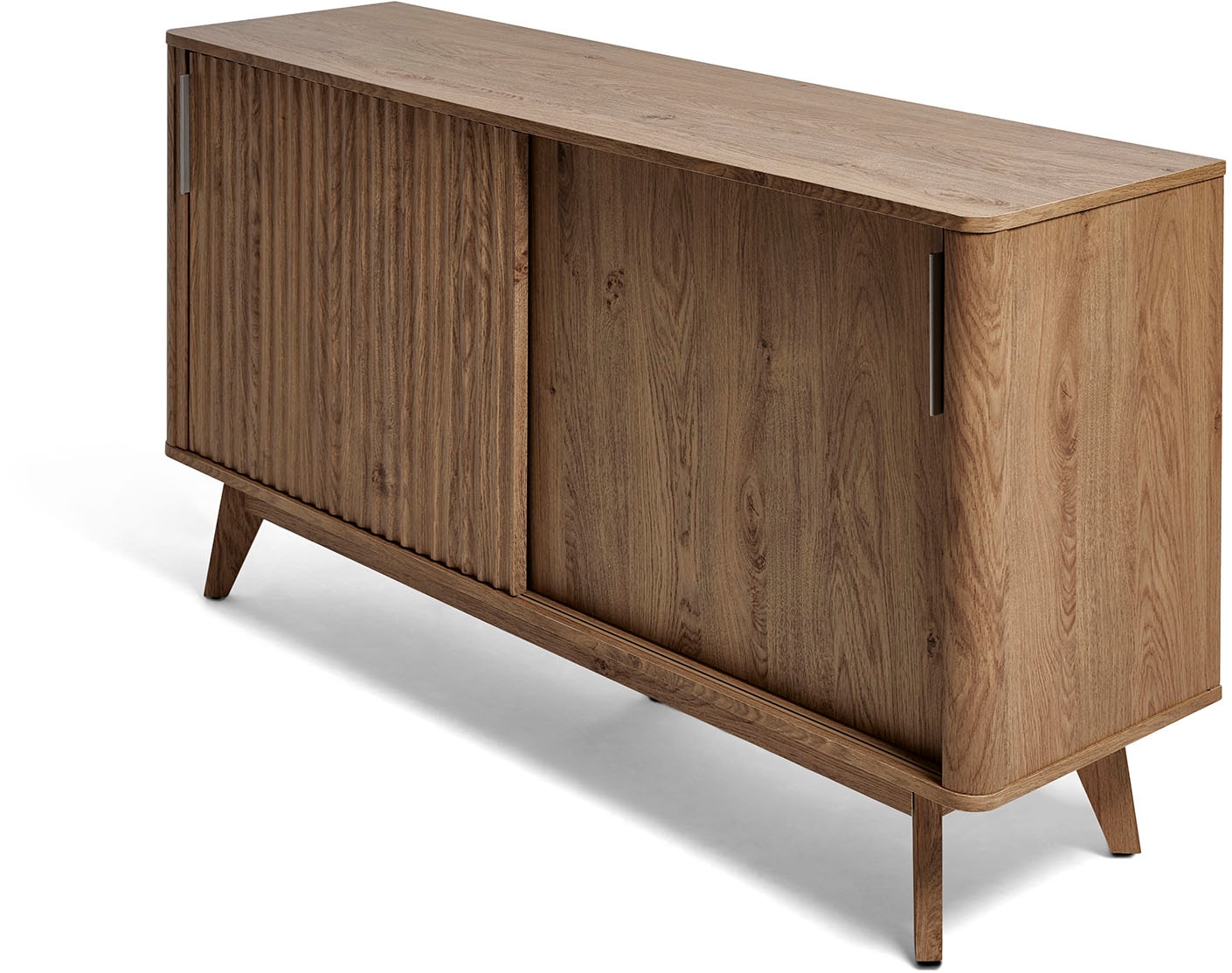 Jahnke Sideboard "WAVE SBS 145" 1 Stk. tlg. Retro-Stil, mit 2 Schiebetüren, ca. 148 cm