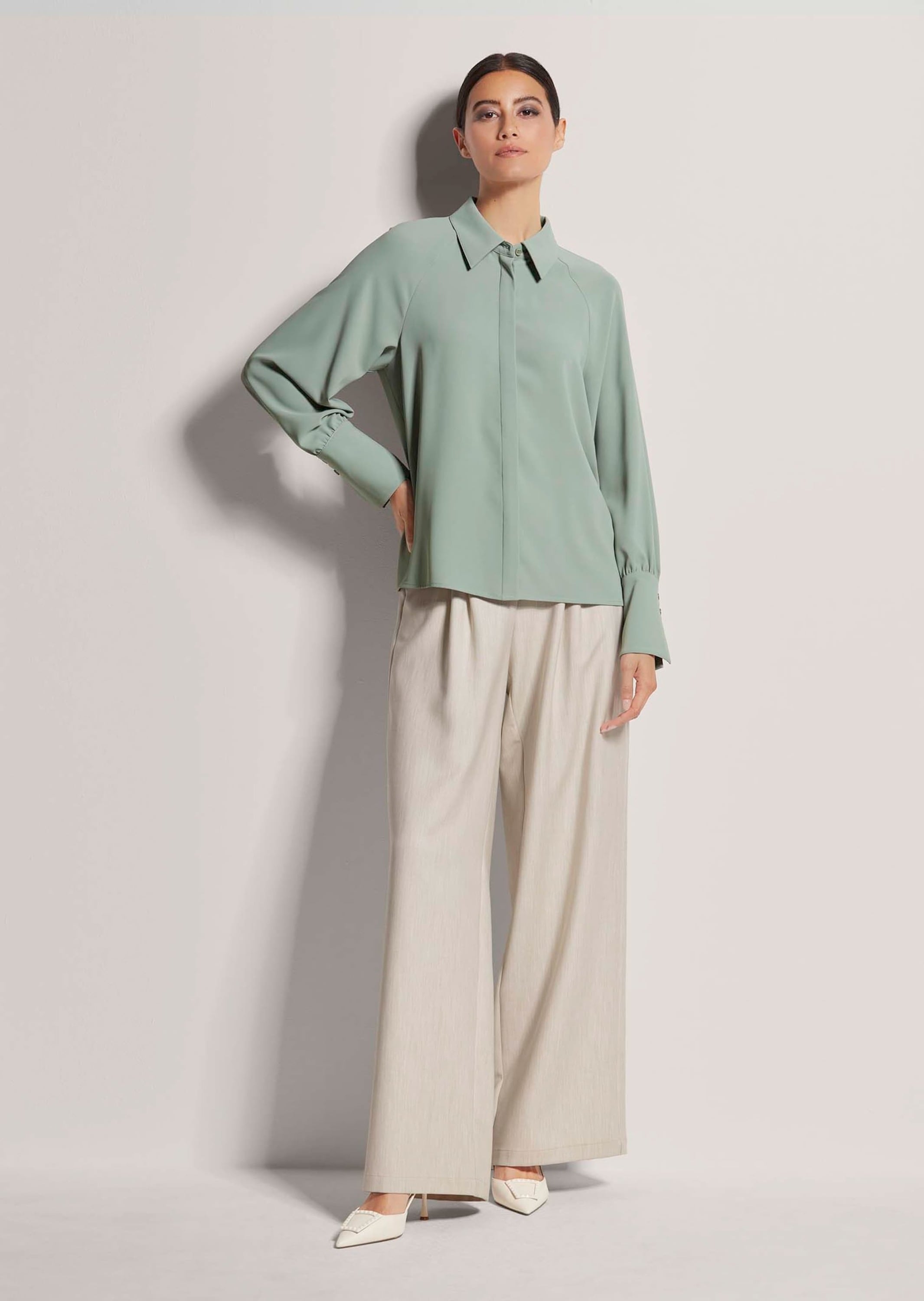 MADELEINE Hemdbluse »Bluse Klassische Hemdbluse«