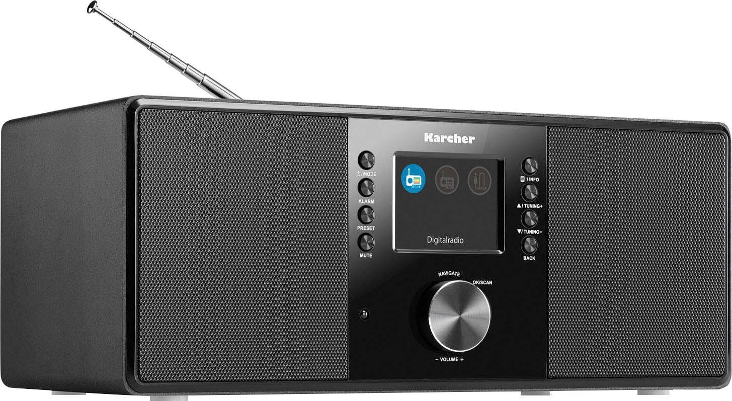 Black Friday Karcher RDS RDS-UKW W) -Tuner (Digitalradio 10 | mit »DAB (DAB+)-FM mit 5000«, (DAB+) Digitalradio BAUR