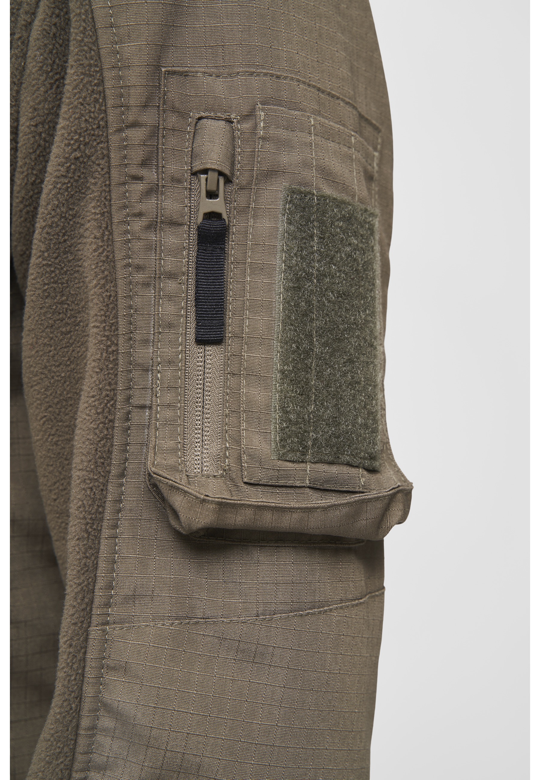 Brandit Fleecejacke »Brandit Herren Fleecejacket Ripstop« 1 Stk. tlg. ohne Kapuze