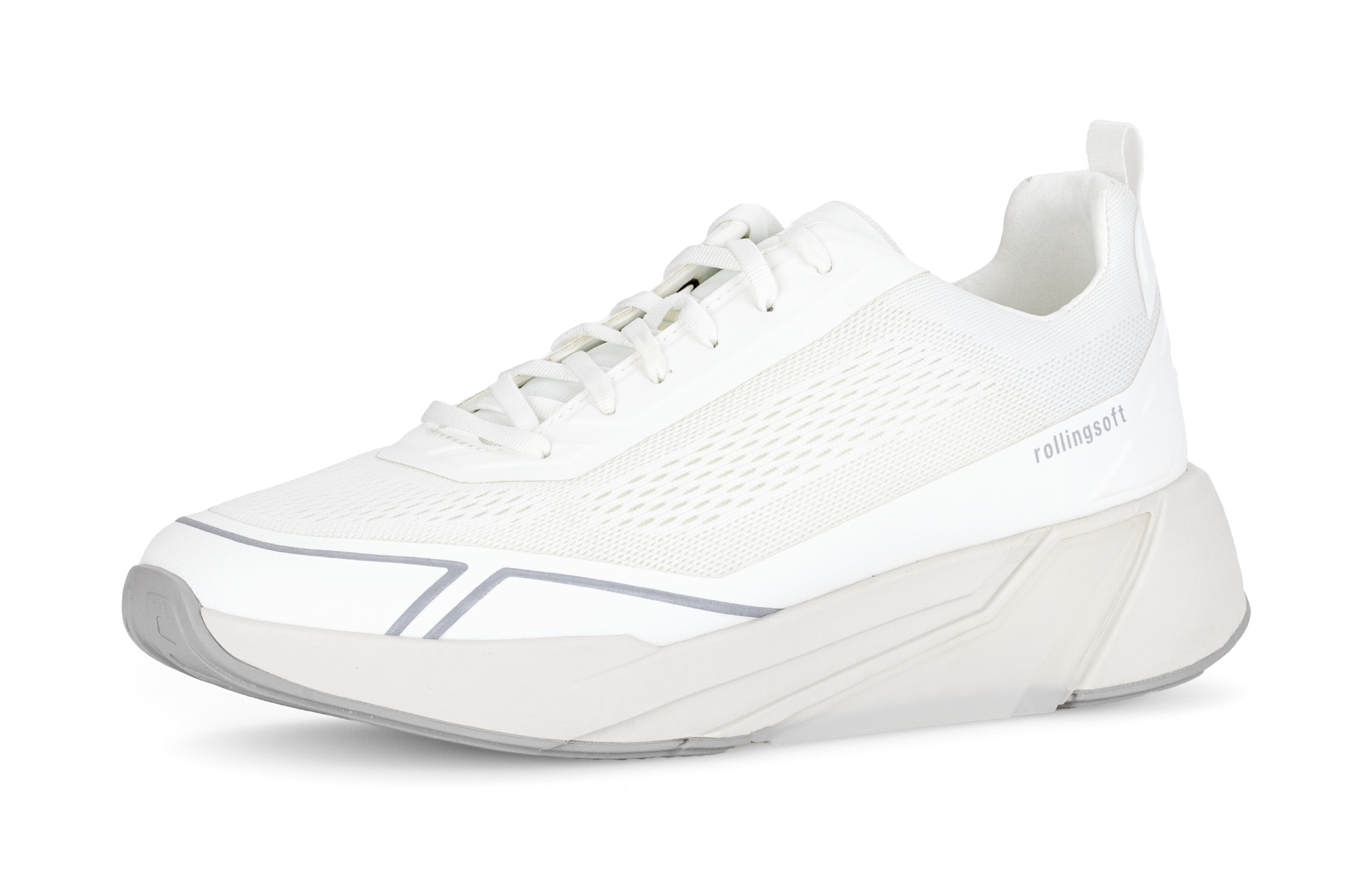 rollingsoft Sneaker, Freizeitschuh, Halbschuh, Schnürer mit Details in der Sohle, G-Weite