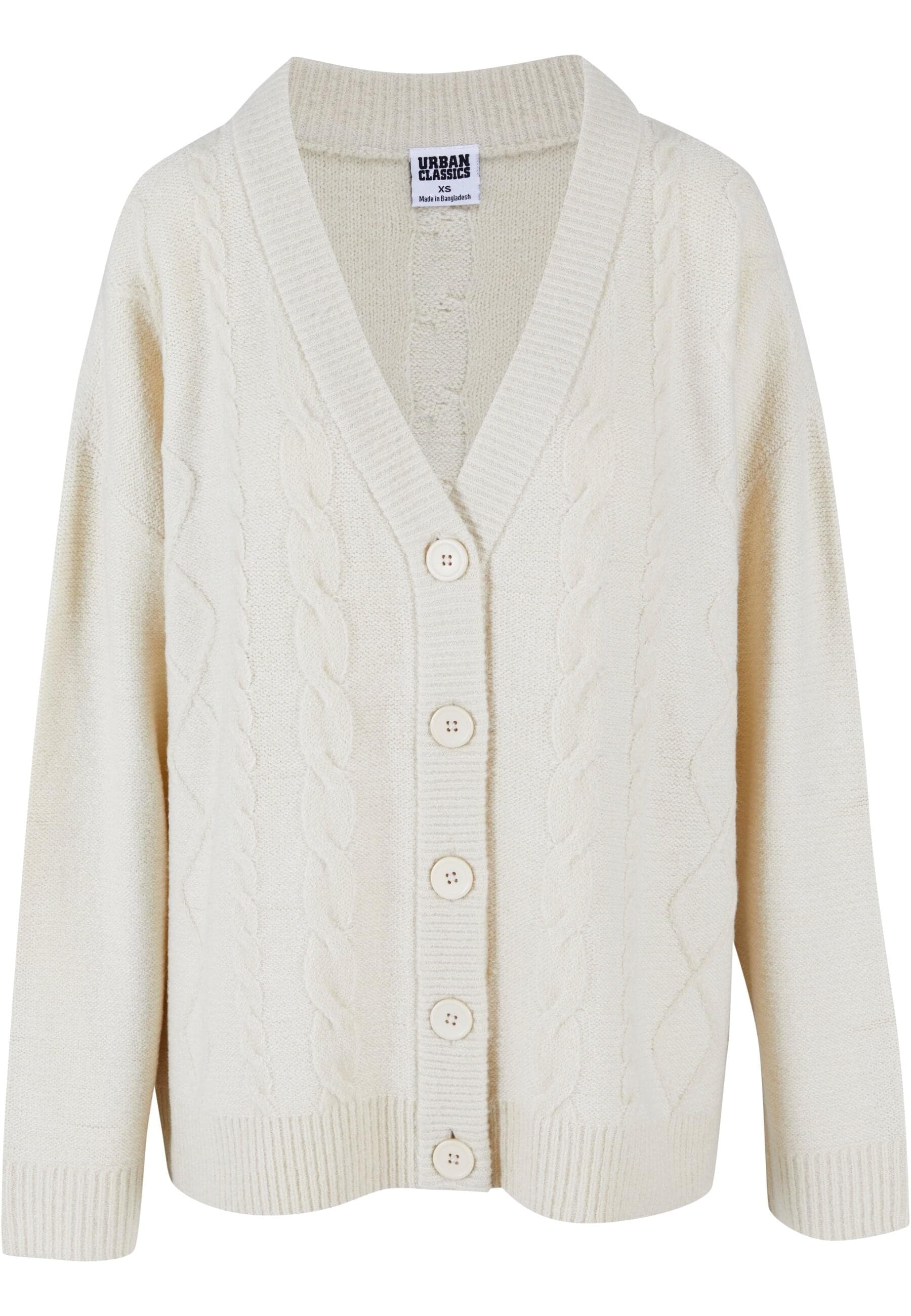 URBAN CLASSICS Strickjacke "Urban Classics Damen Ladies Cabel Knit Cardigan günstig online kaufen