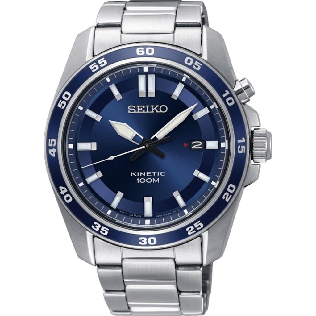 Seiko Kineticuhr »SKA783P1«, Armbanduhr, Herrenuhr, Datum