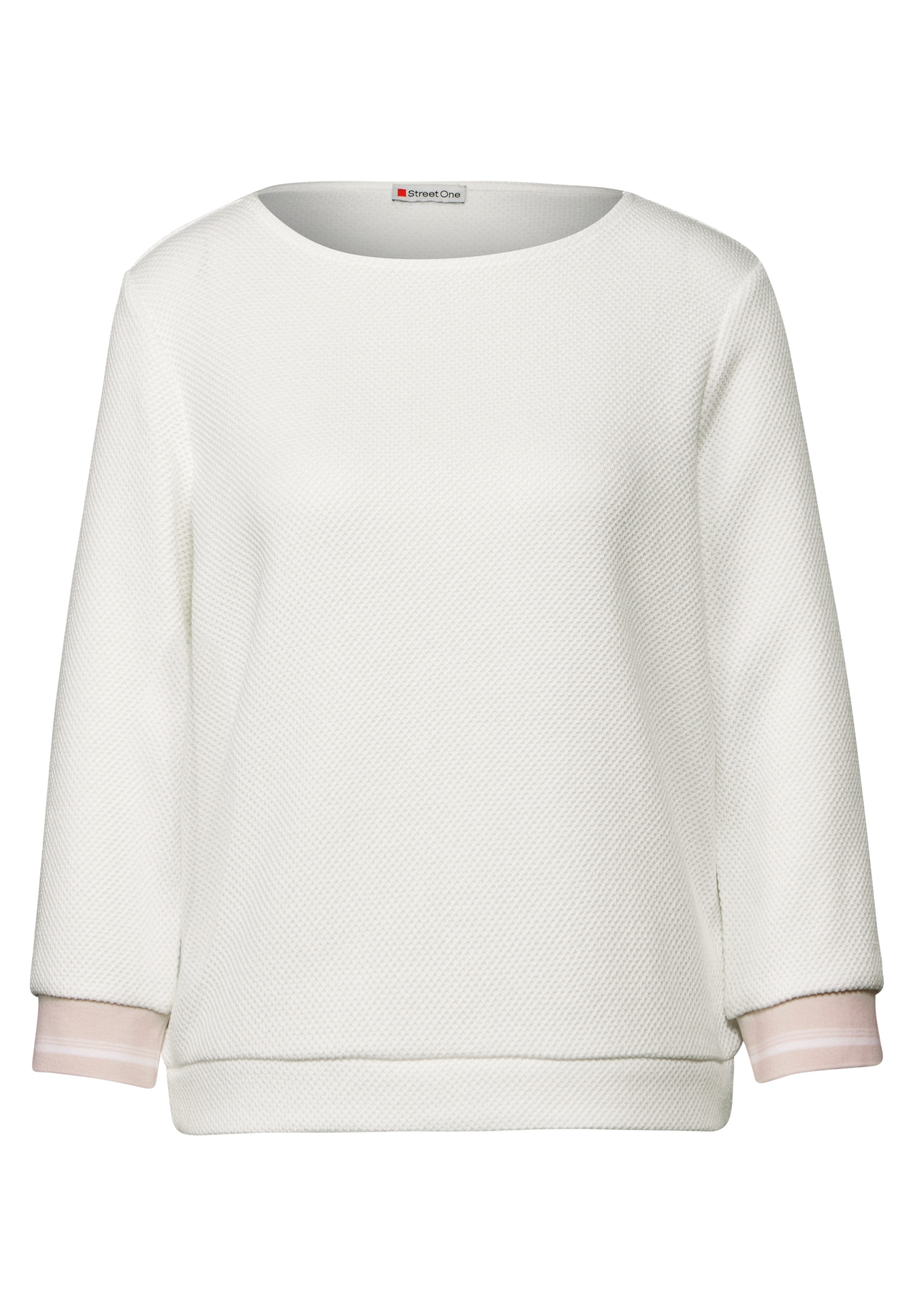 STREET ONE 3/4-Arm-Shirt, mit U-Boot-Ausschnitt
